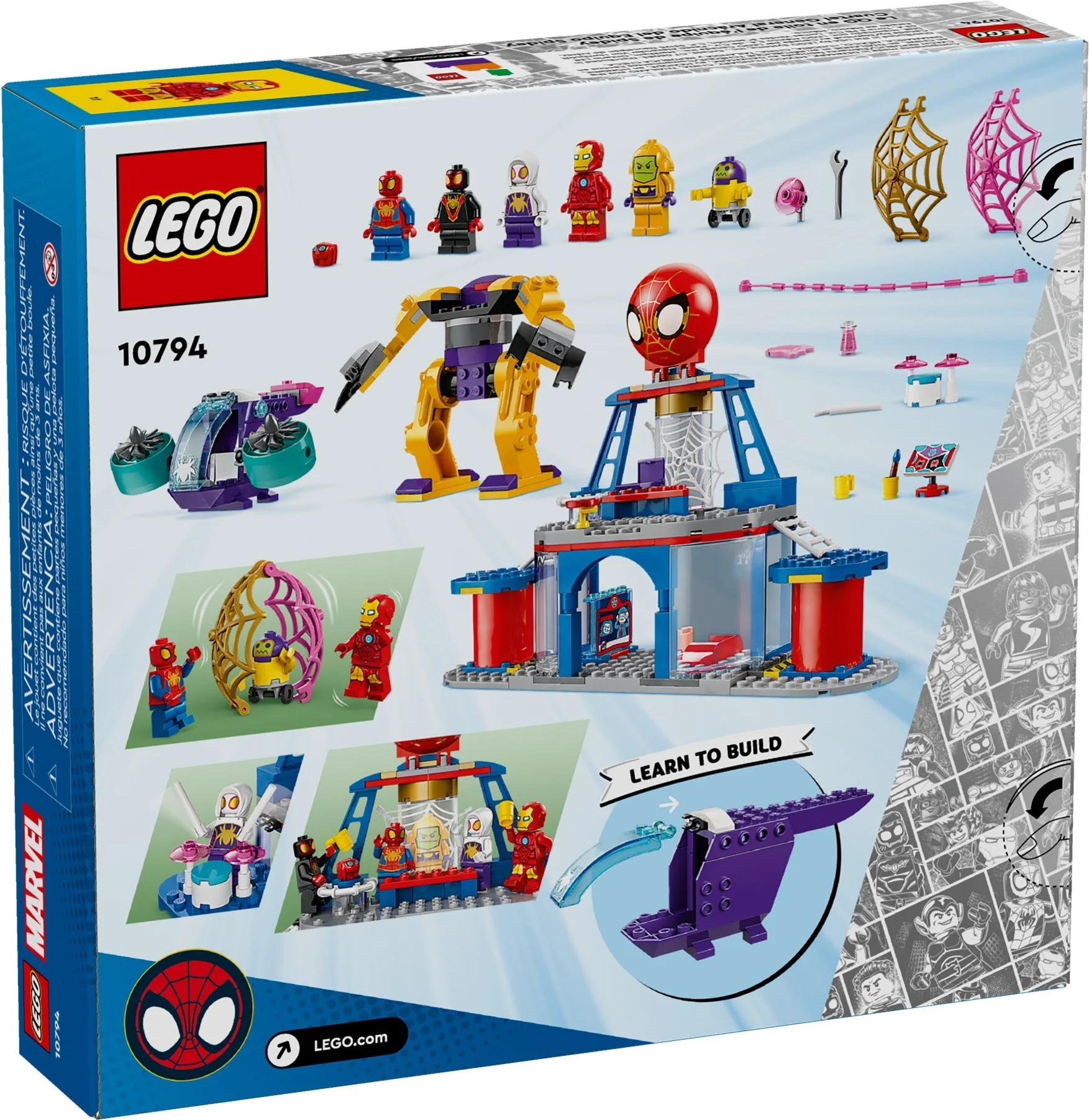 LEGO® 10794 Spidey Siedziba Główna Pajęczej Drużyny Nowy Zestaw - zdjęcie 3