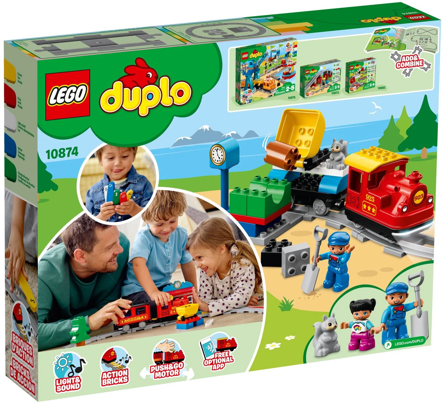 LEGO® 10874 DUPLO Pociąg Parowy z Dźwiękiem - zdjęcie 5