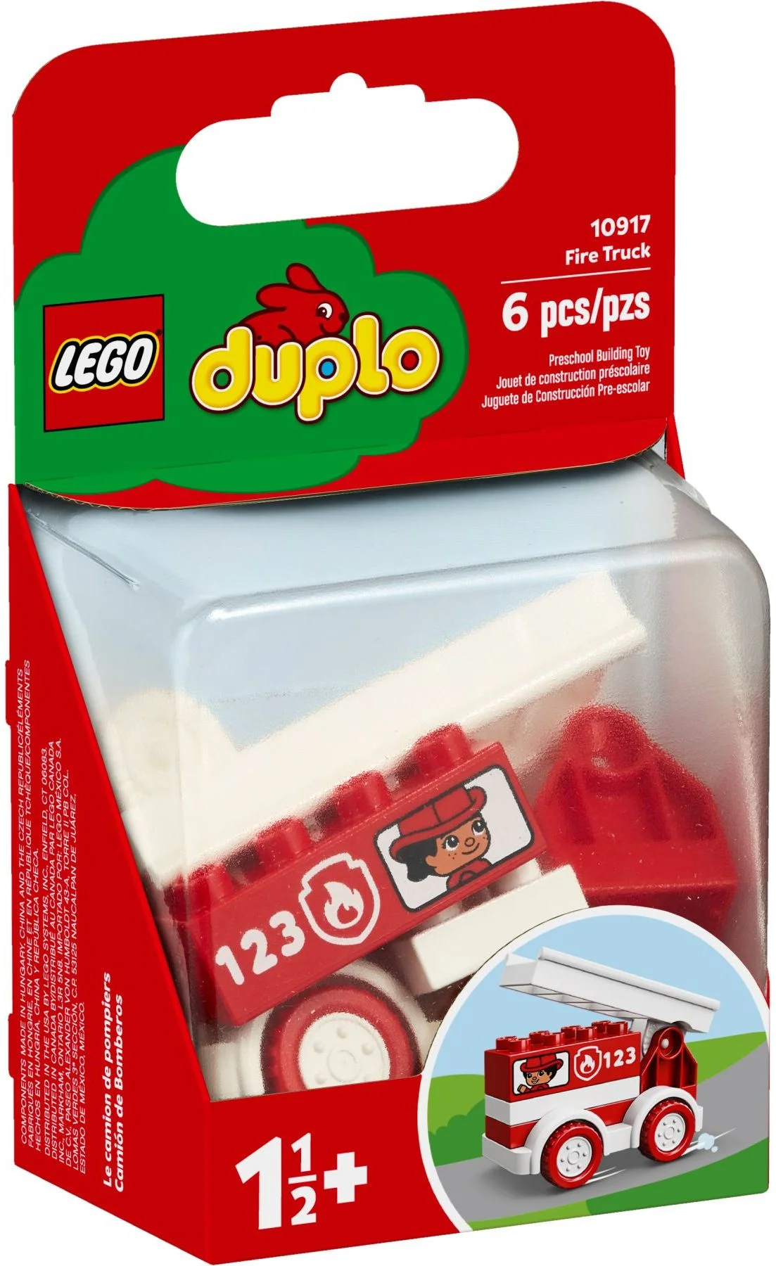 LEGO® 10917 Duplo Wóz Strażacki Straż Pożarna - zdjęcie 1