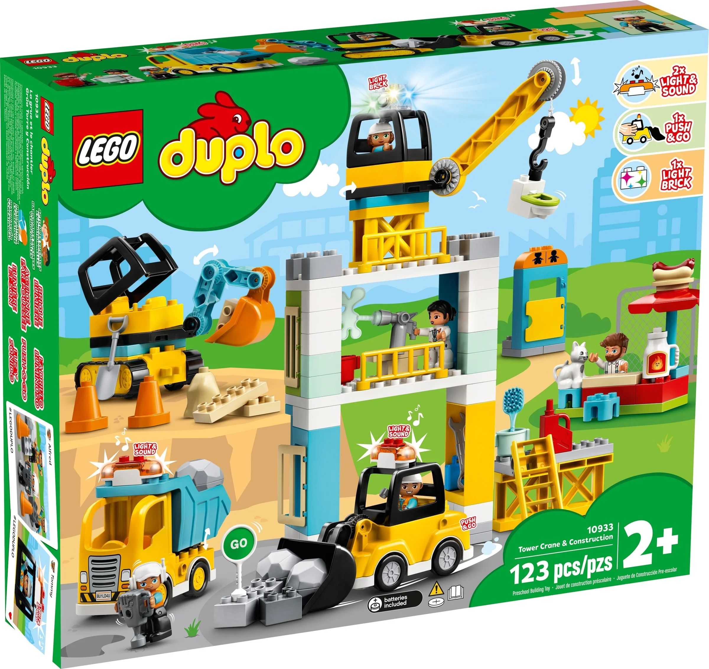 LEGO® 10933 Żuraw wieżowy i budowa - zdjęcie 2