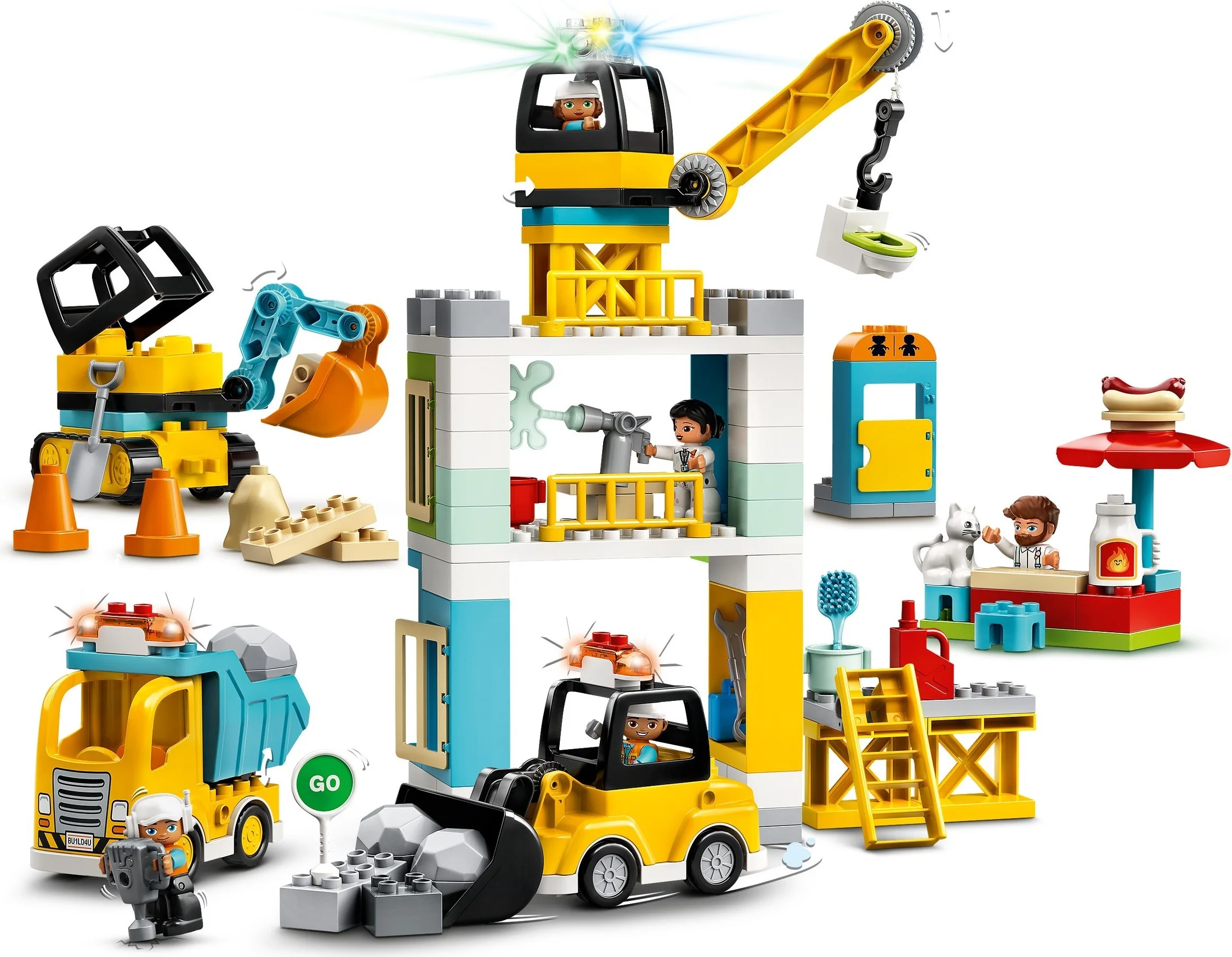 LEGO® 10933 Żuraw wieżowy i budowa - zdjęcie 11