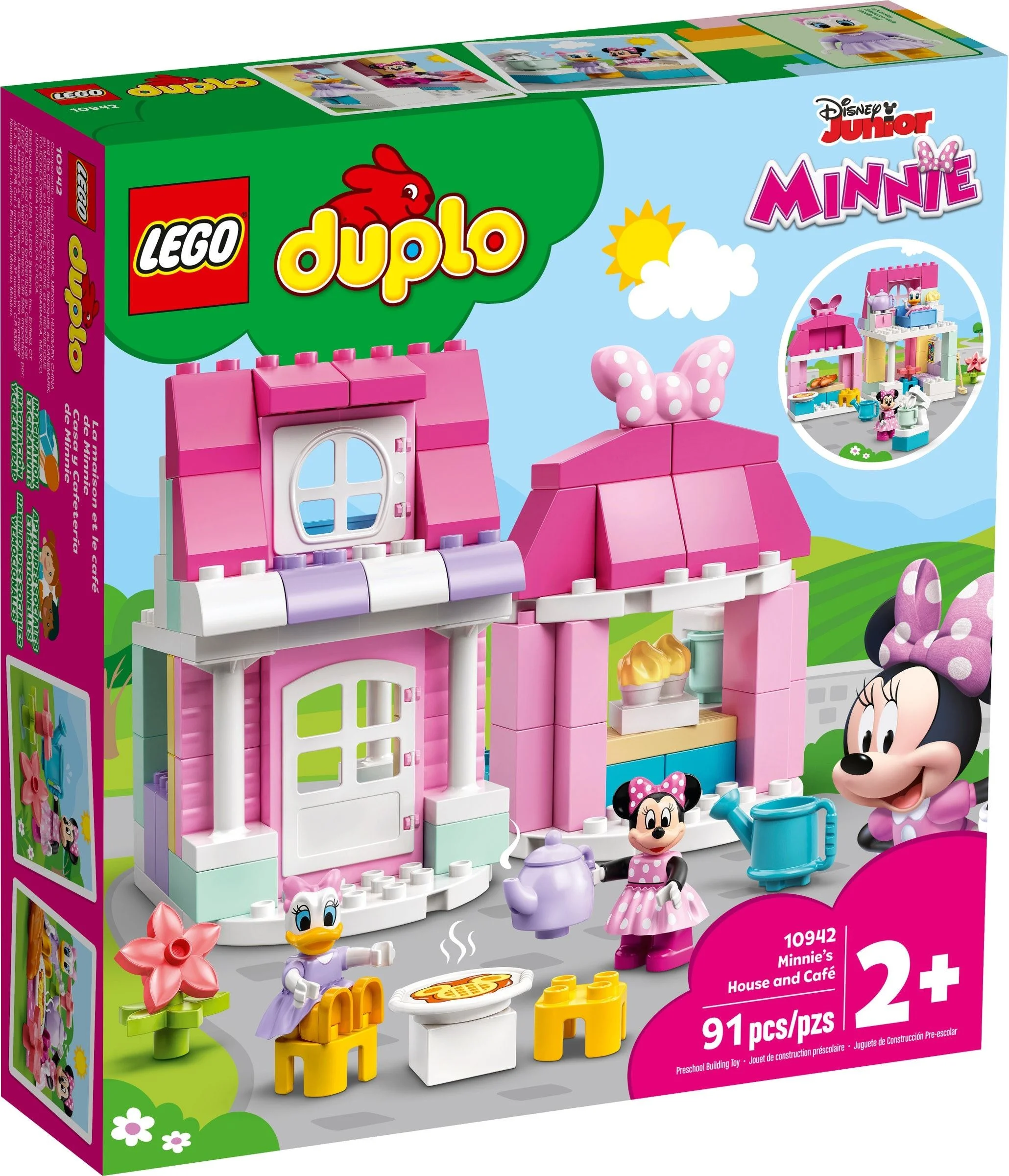 LEGO® 10942 Dom i kawiarnia Myszki Minnie Nowe - zdjęcie 2