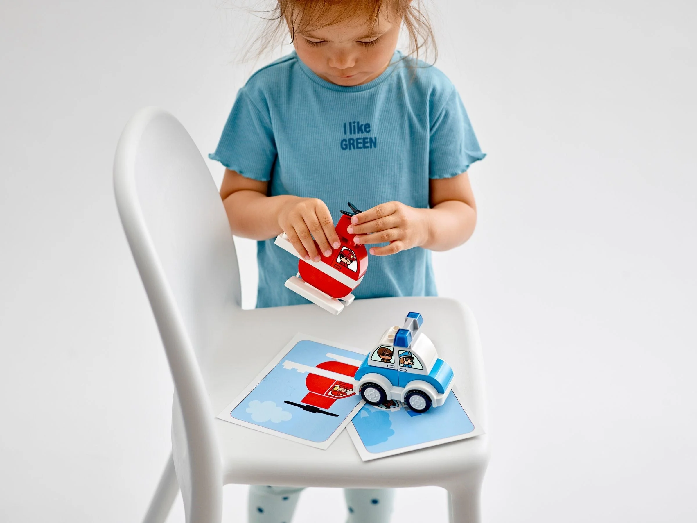 LEGO® 10957 Helikopter strażacki i radiowóz - zdjęcie 5