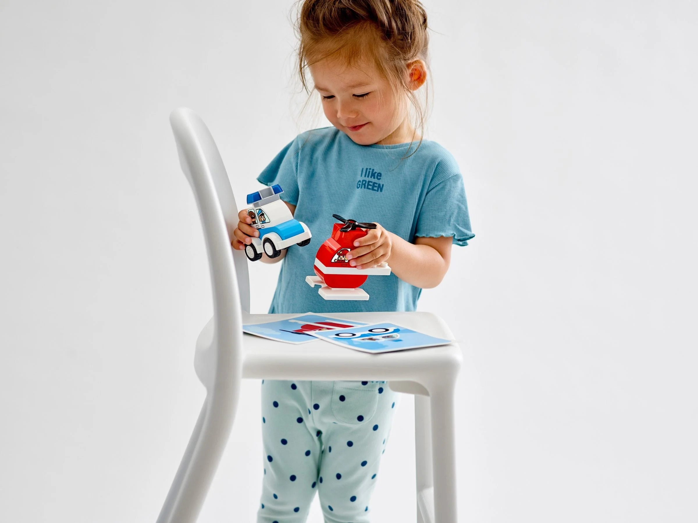 LEGO® 10957 Helikopter strażacki i radiowóz - zdjęcie 7