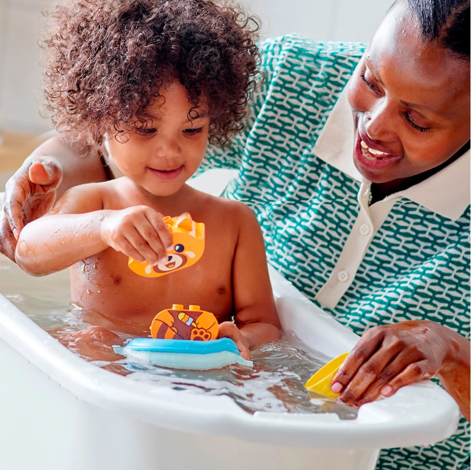 LEGO® 10964 Zabawa w kąpieli: pływająca czerwona panda - zdjęcie 6