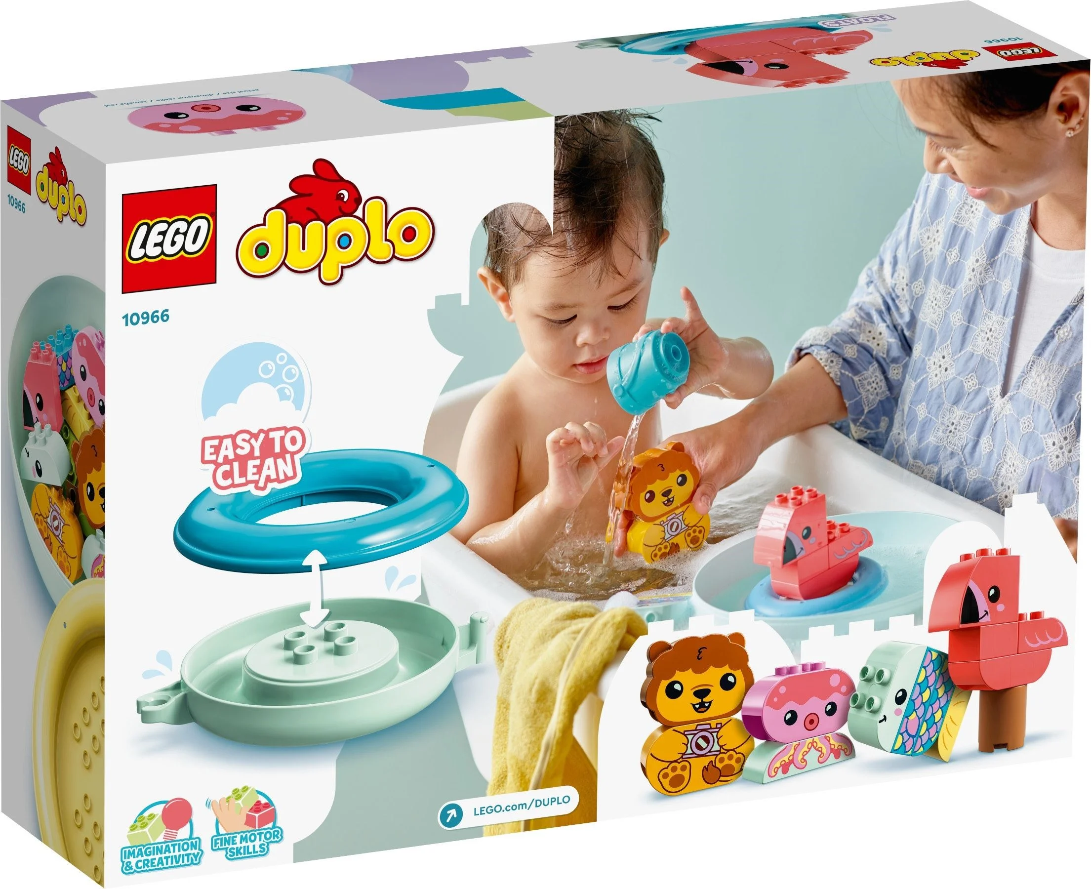 LEGO® 10966 LEGO DUPLO Zabawa w kąpieli: pływająca wyspa ze zwierzątkami - zdjęcie 6