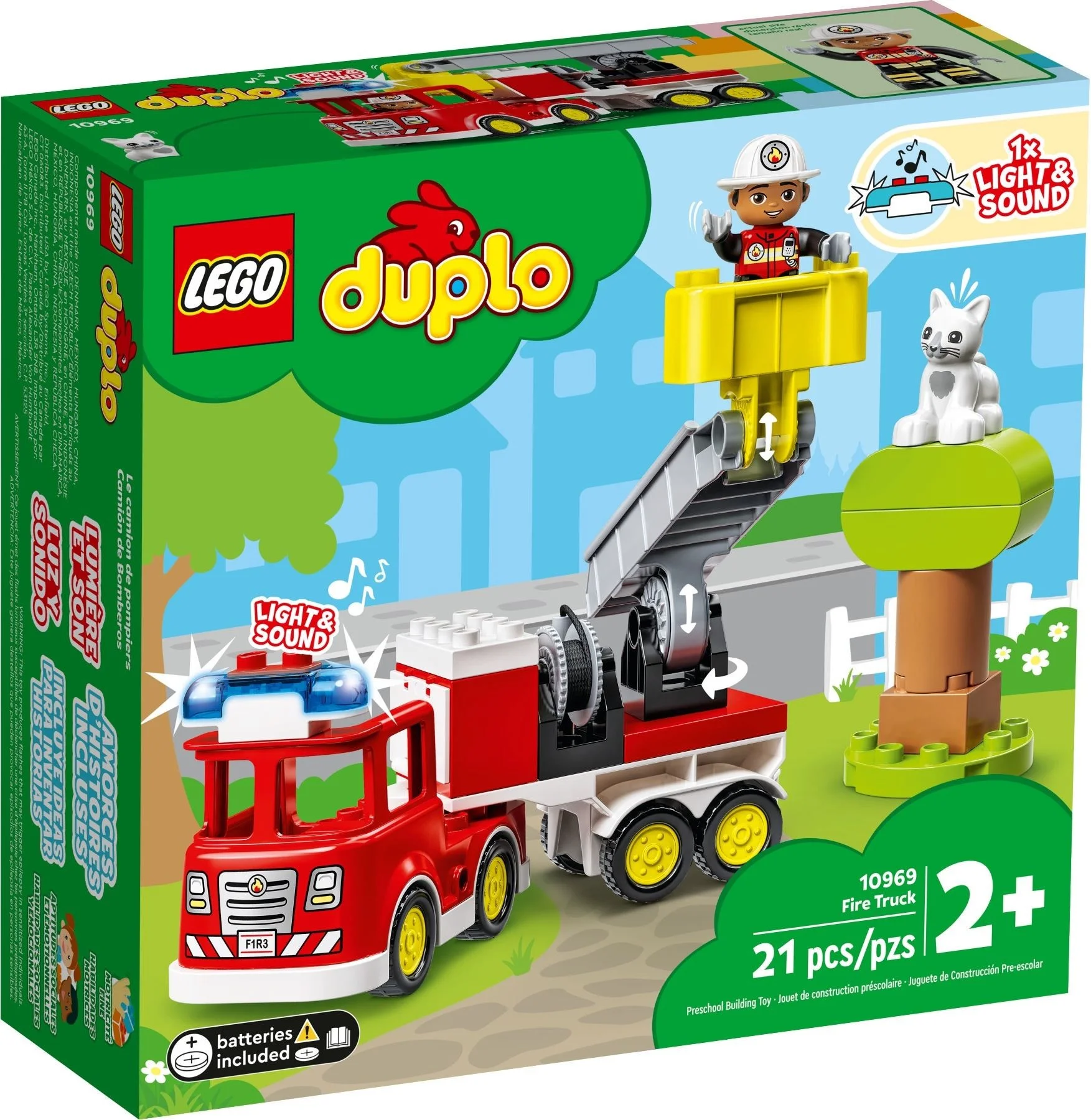 LEGO® 10969 DUPLO Wóz Strażacki z Dźwiękiem - zdjęcie 1