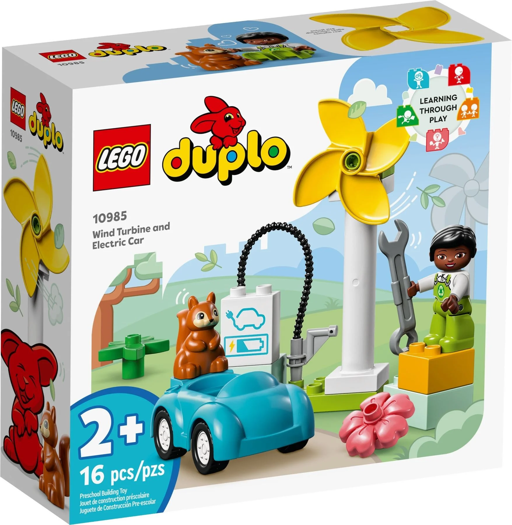 LEGO® 10985 klocki Lego Duplo Turbina wiatrowa i samochód elektryczny - zdjęcie 2