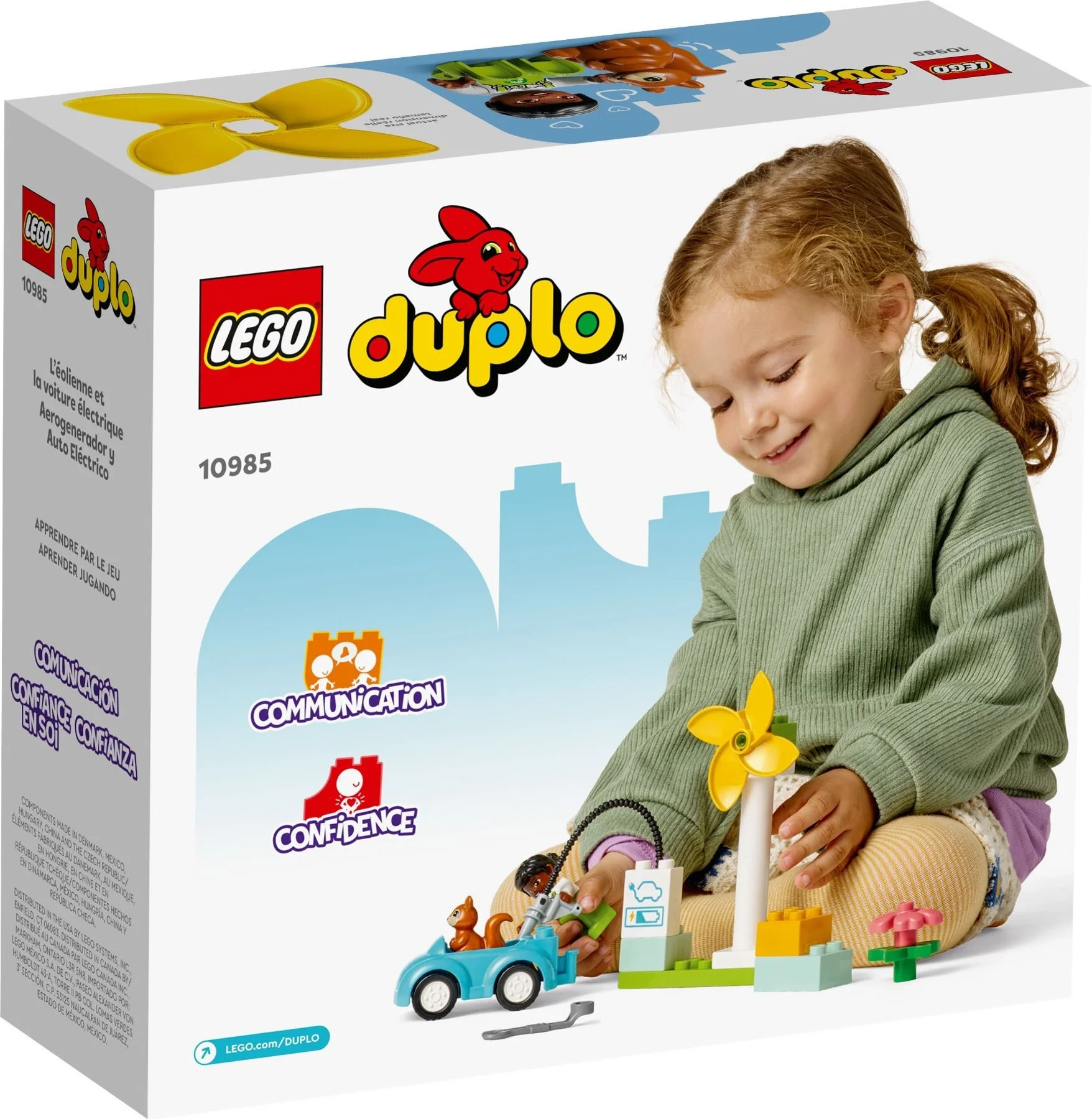 LEGO® 10985 klocki Lego Duplo Turbina wiatrowa i samochód elektryczny - zdjęcie 5