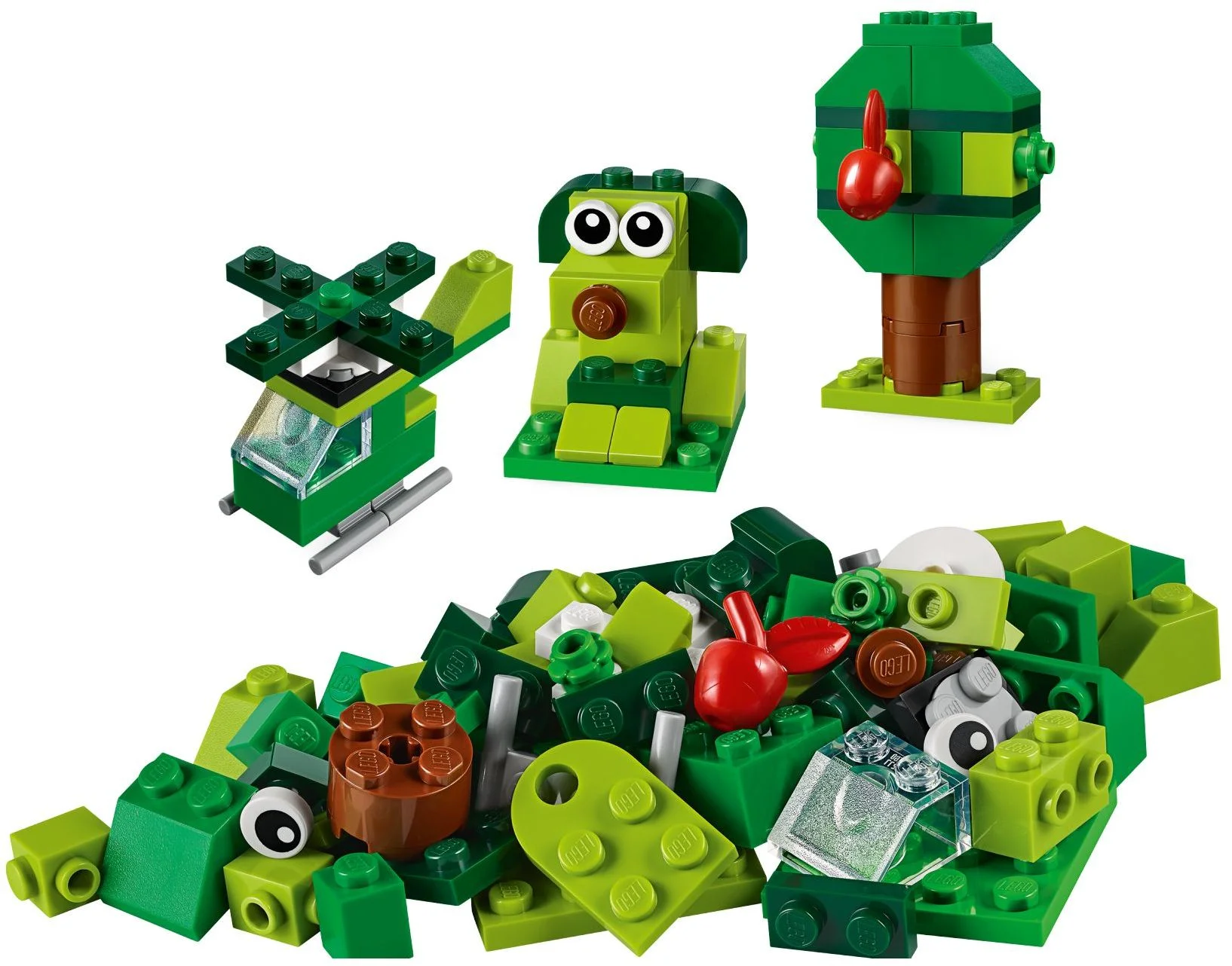 LEGO® 11007 Zielone klocki kreatywne - zdjęcie 3