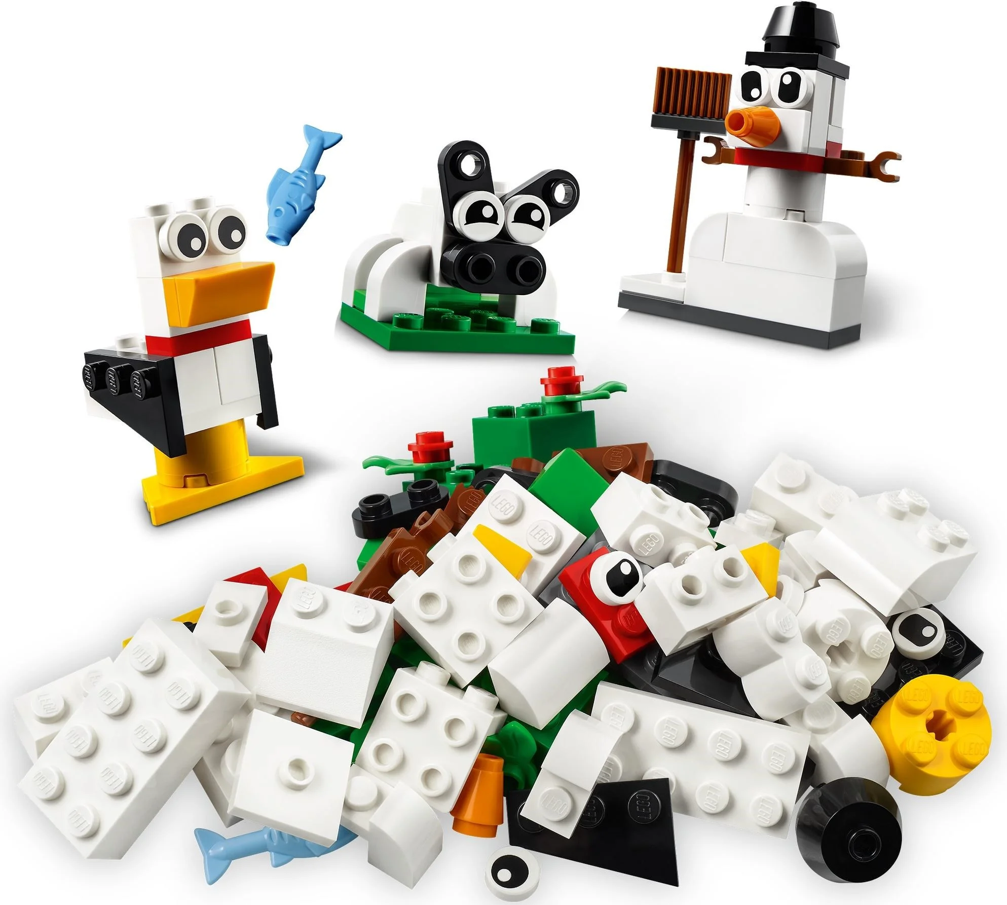 LEGO® 11012 LEGO Classic Kreatywne białe klocki - zdjęcie 3