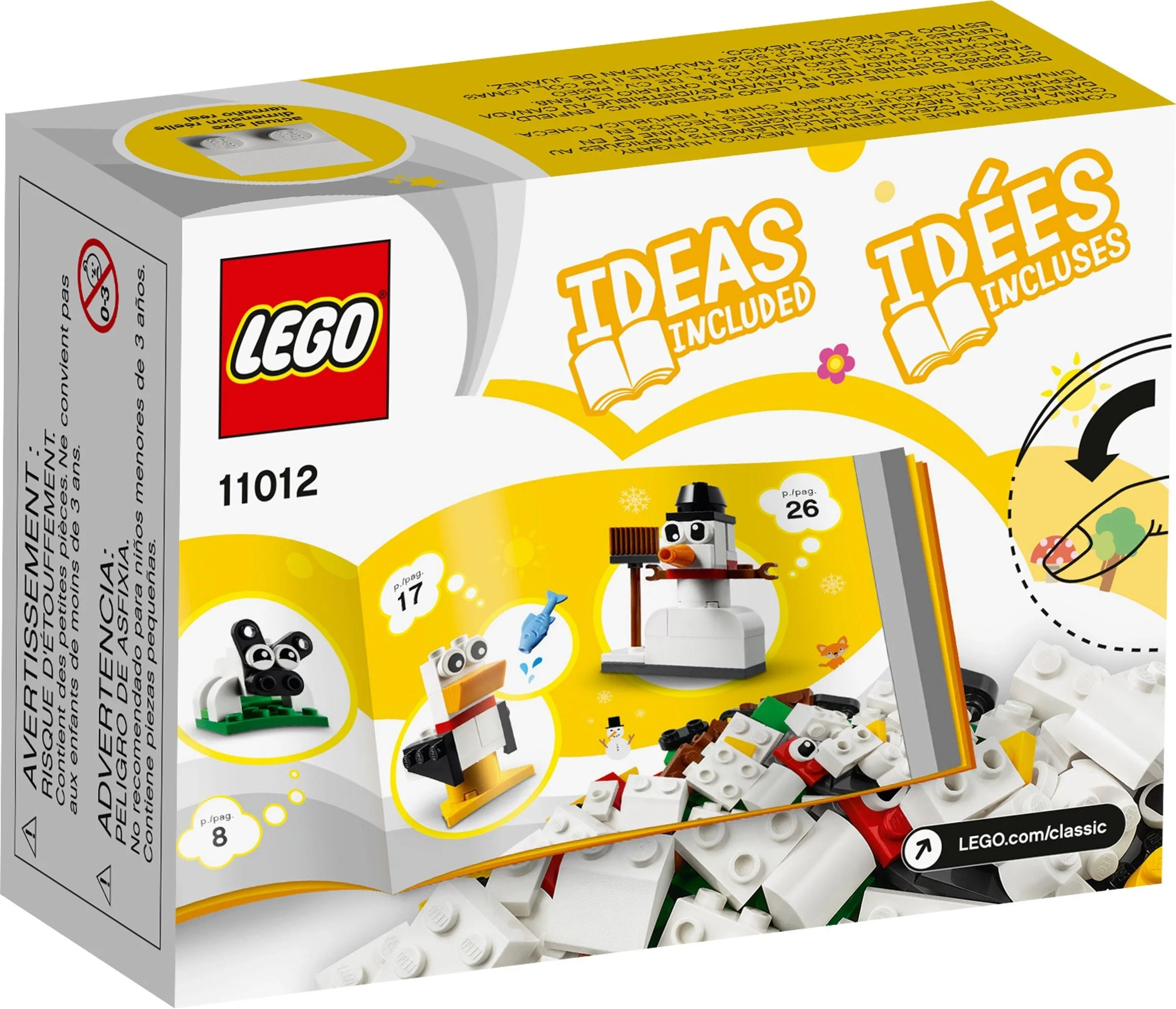 LEGO® 11012 LEGO Classic Kreatywne białe klocki - zdjęcie 5