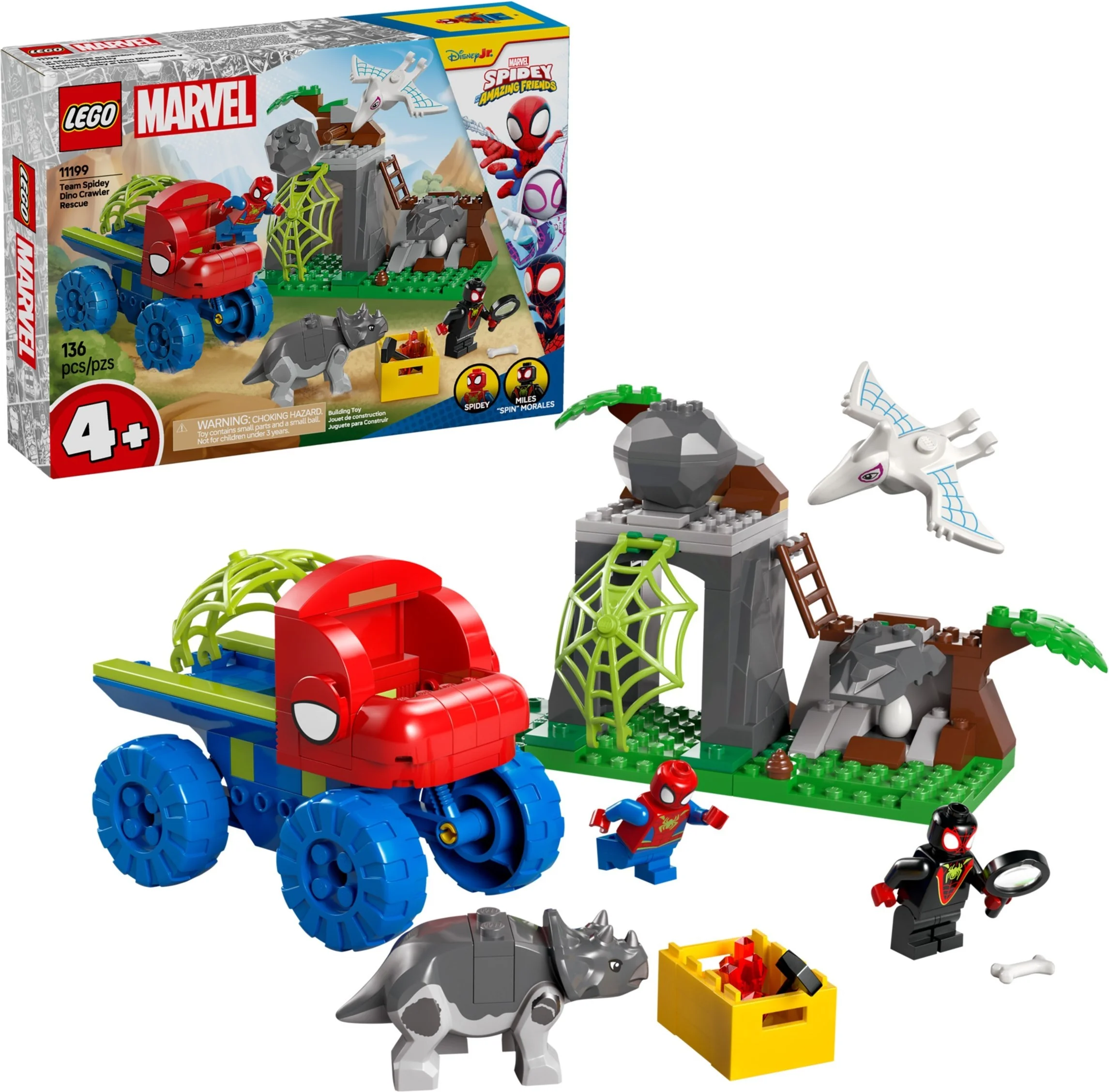 LEGO® 11199 Misja ratunkowa zespołu Spidey'ego w dinoterenówce - zdjęcie 3