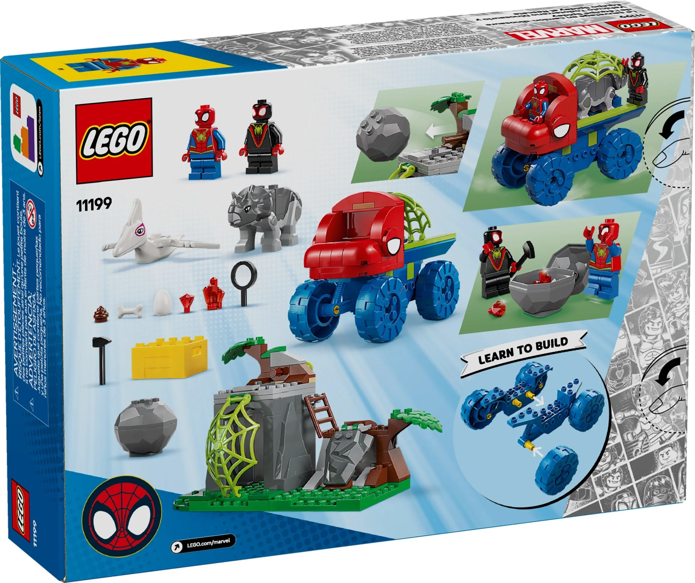 LEGO® 11199 Misja ratunkowa zespołu Spidey'ego w dinoterenówce