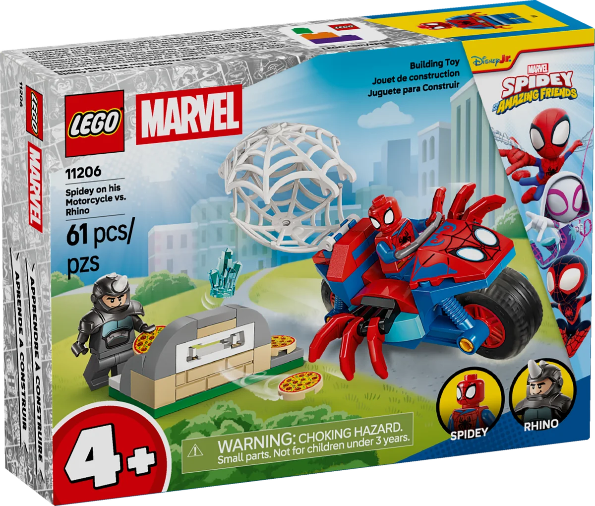 LEGO® 11206 Spidey i super-kumple Spidey na motocyklu kontra Rhino - zdjęcie 10