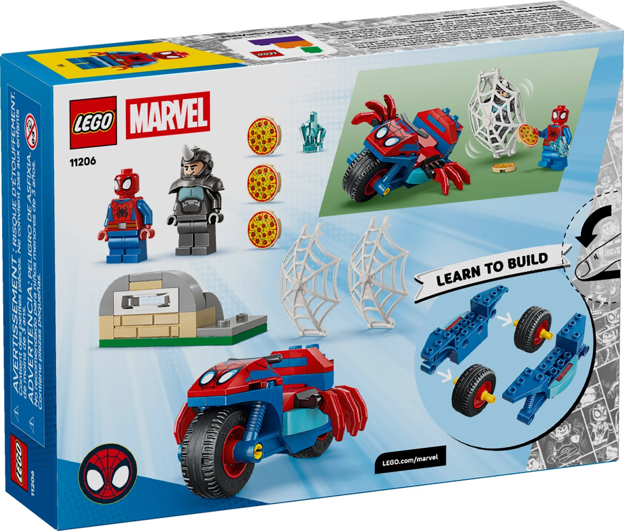 LEGO® 11206 Spidey i super-kumple Spidey na motocyklu kontra Rhino - zdjęcie 19