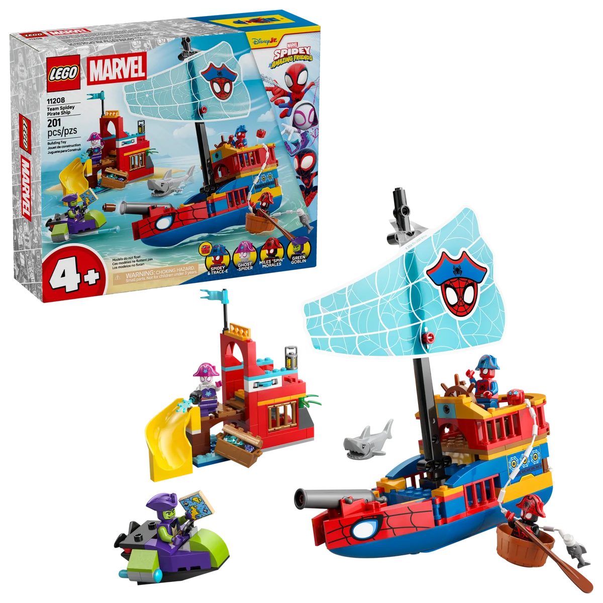 LEGO® 11208 Spidey i super-kumple Statek piracki drużyny Spidey'ego - zdjęcie 3