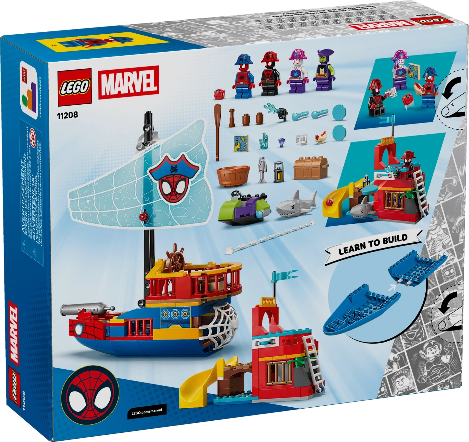 LEGO® 11208 Spidey i super-kumple Statek piracki drużyny Spidey'ego