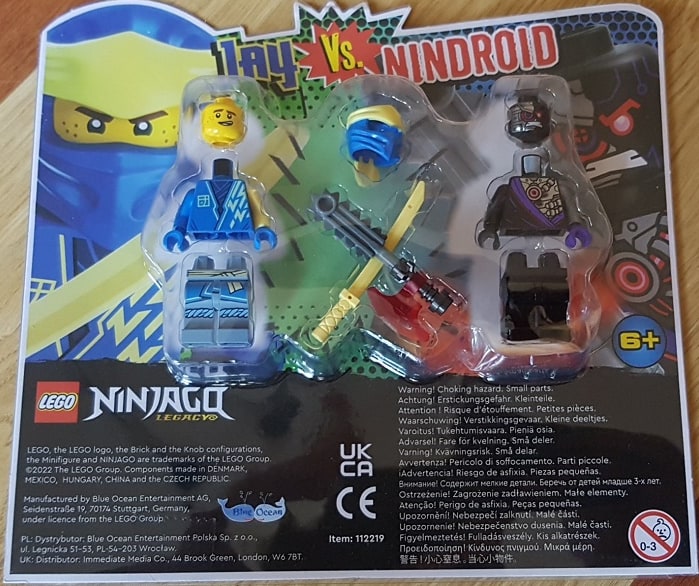 blister Ninjago pack Jay vs. Nindroid -1