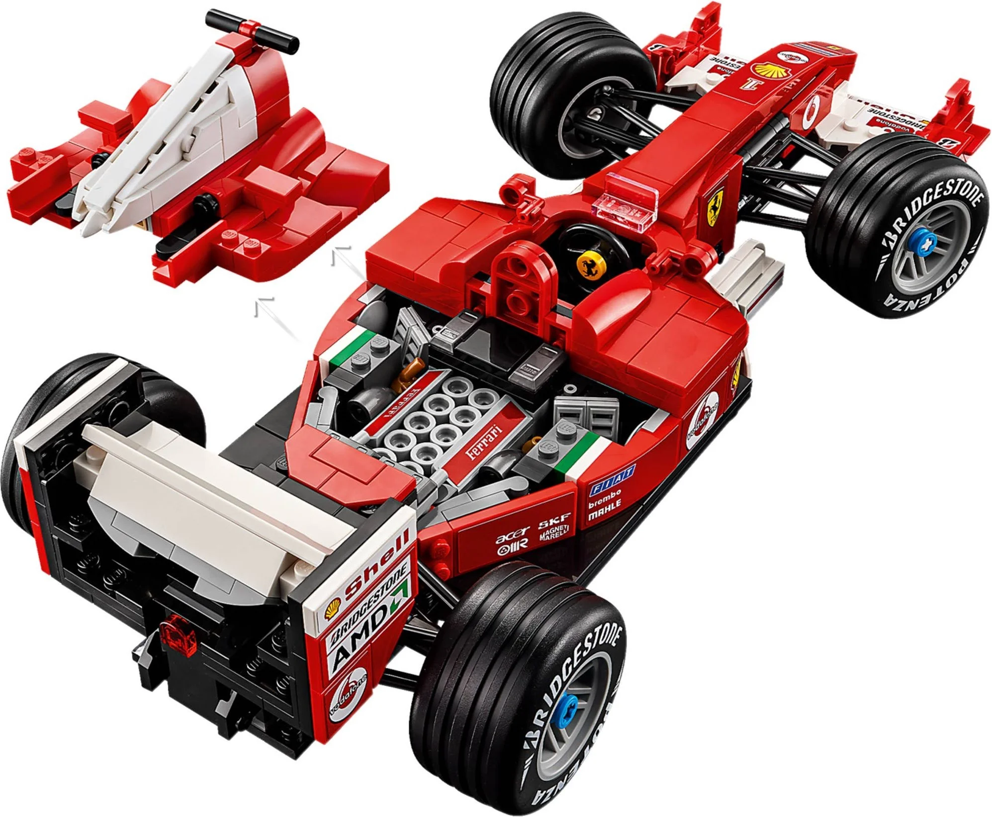 LEGO® 11375 Klocki Lego Icons Ferrari F2004 i Michael Schumacher - zdjęcie 18