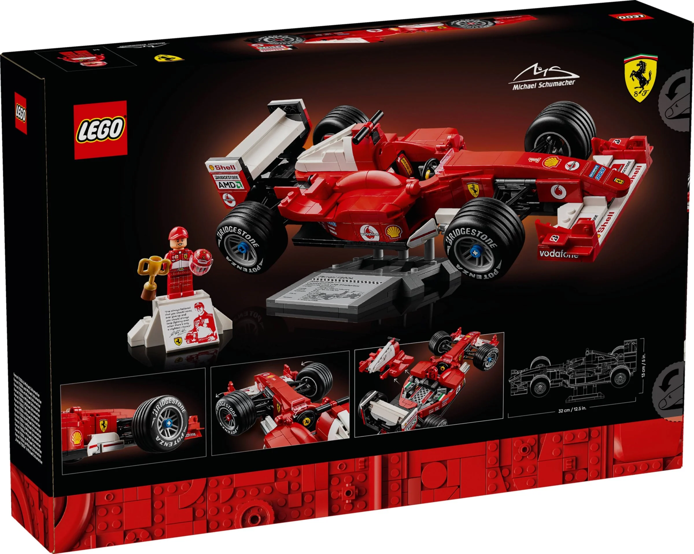 LEGO® 11375 Klocki Lego Icons Ferrari F2004 i Michael Schumacher - zdjęcie 4