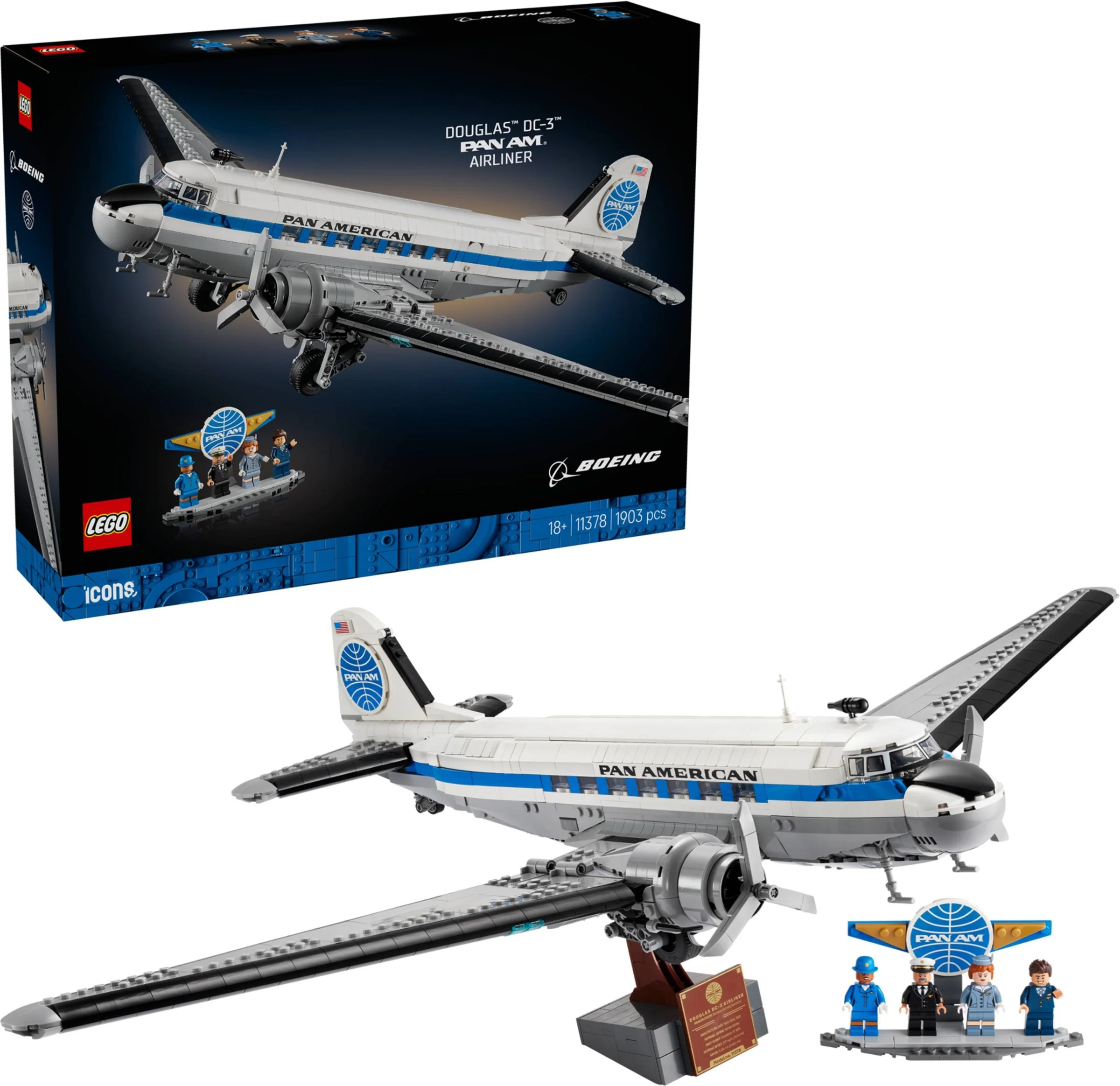 LEGO® 11378 Douglas DC-3 PAN AM Airliner - zdjęcie 4