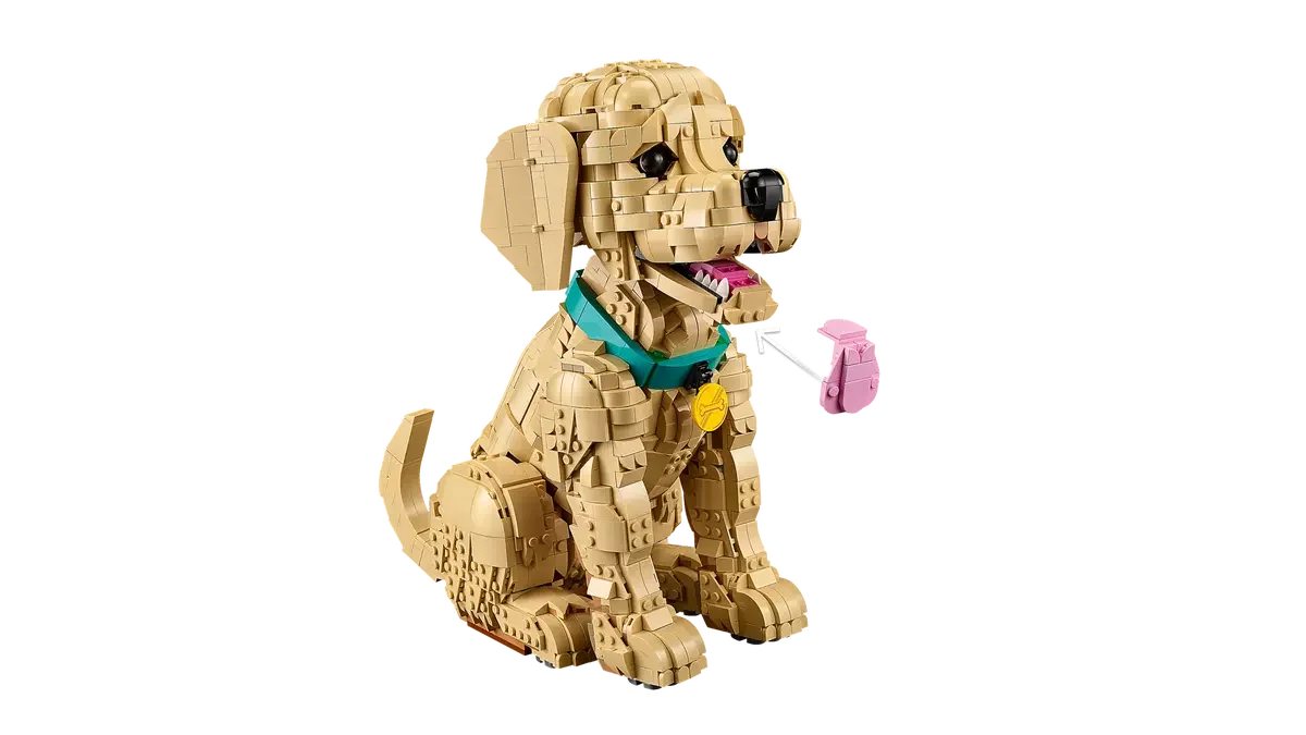 LEGO® 11384 LEGO ICONS Szczeniak golden retriever - zdjęcie 5
