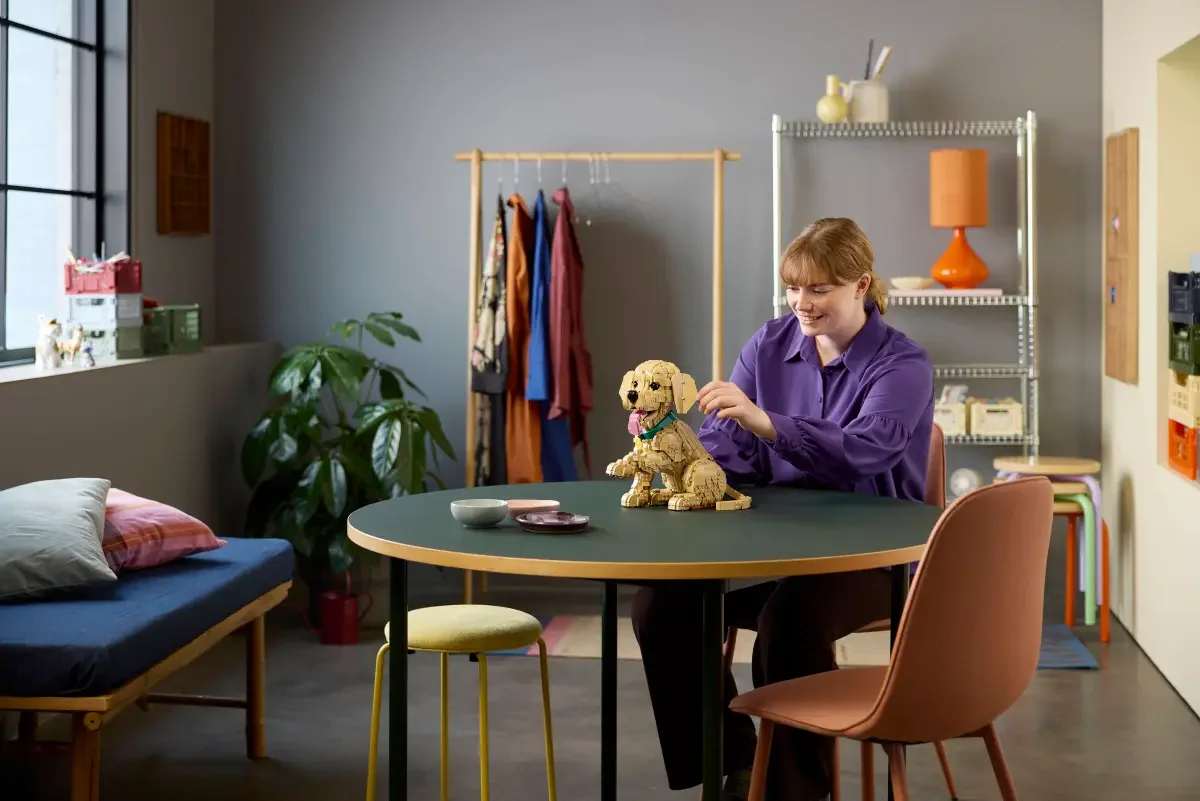 LEGO® 11384 LEGO ICONS Szczeniak golden retriever - zdjęcie 6