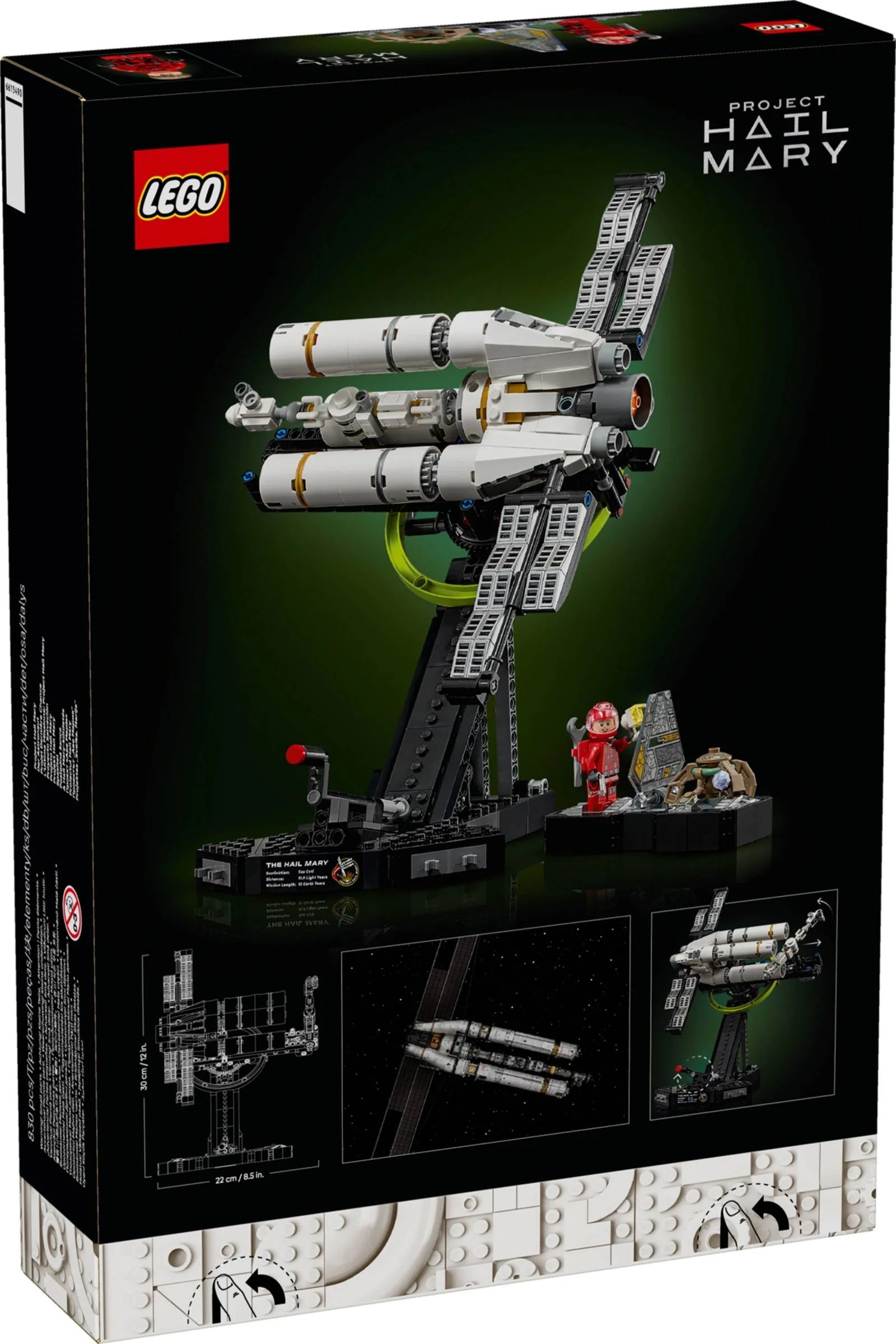 LEGO® 11389 Projekt Hail Mary Kolekcjonerski Model Statek Kosmiczny - zdjęcie 4