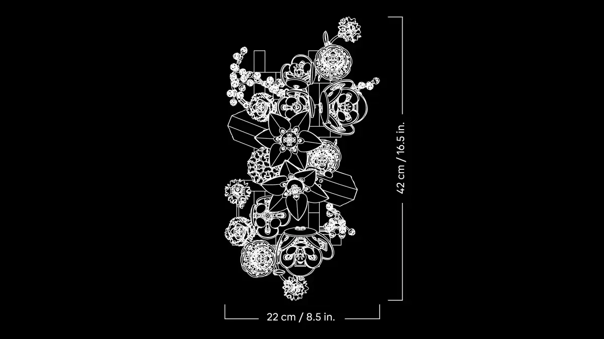 LEGO® 11503 Lego Botanical Collection Kwiatowa ścianka - zdjęcie 4