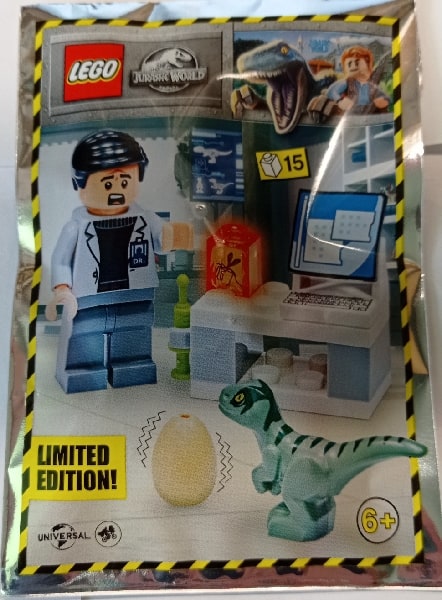 Jurassic World Laboratorium Doktora Wu Dinozaur Raptor Jajo
