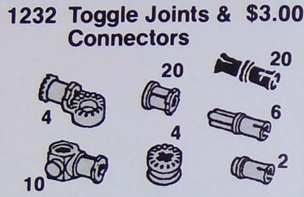 LEGO® 1232 Toggle Joints & Connectors - zdjęcie 1