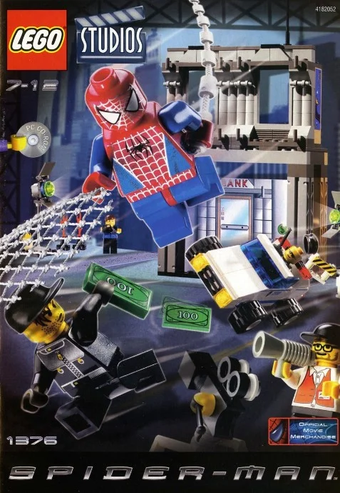 Lego Spider-Man samo puste pudełko 2002