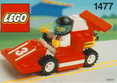 Red Race Car Number 3