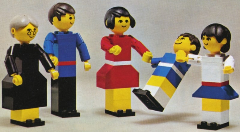 Półka na Lego do Tablic Ikea Skadis Organizer Klocków Ekspozycja Czarny