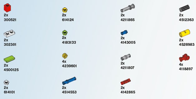 WeDo Replacement Pack 2