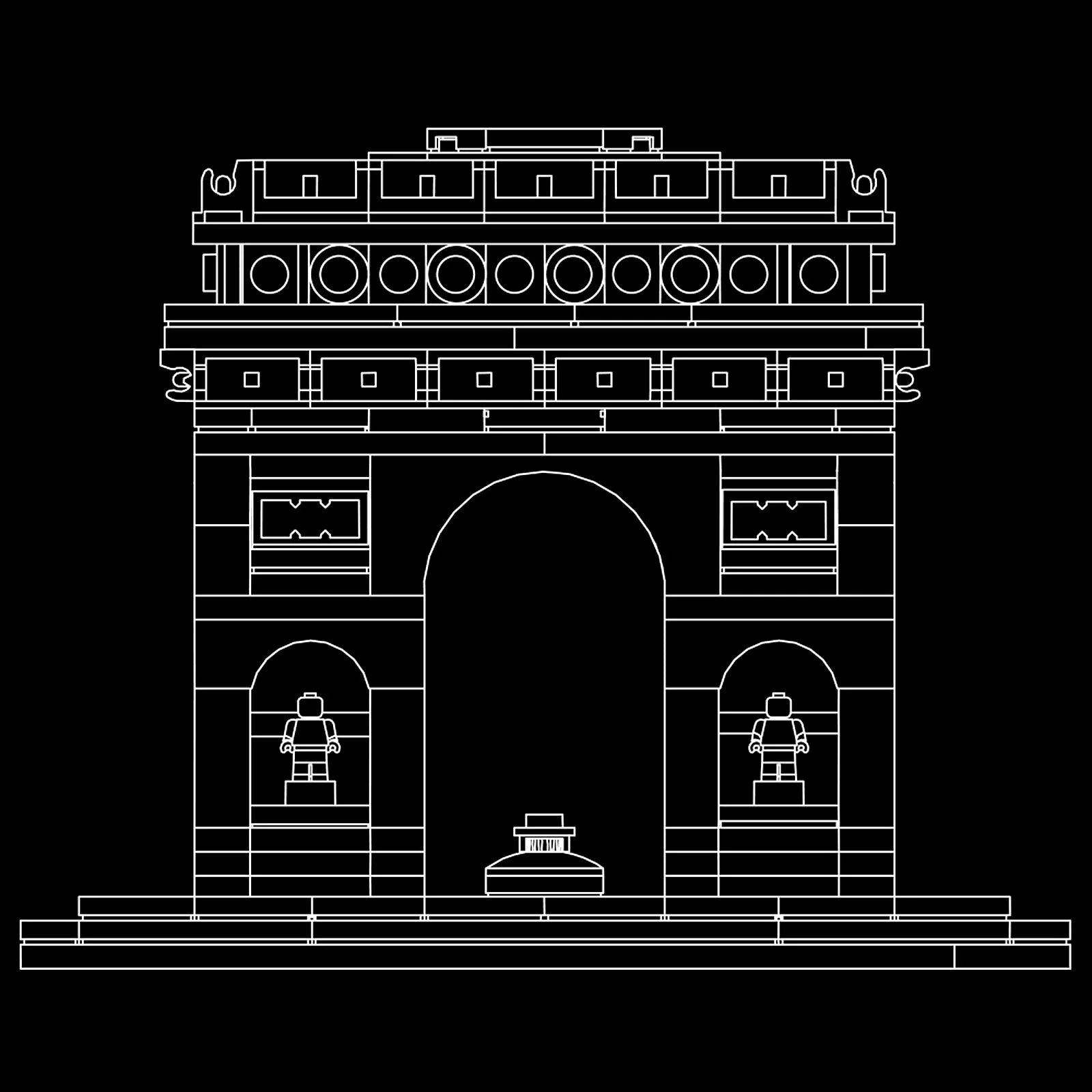 LEGO® 21036 Zestaw Łuk Triumfalny Paryż - zdjęcie 2