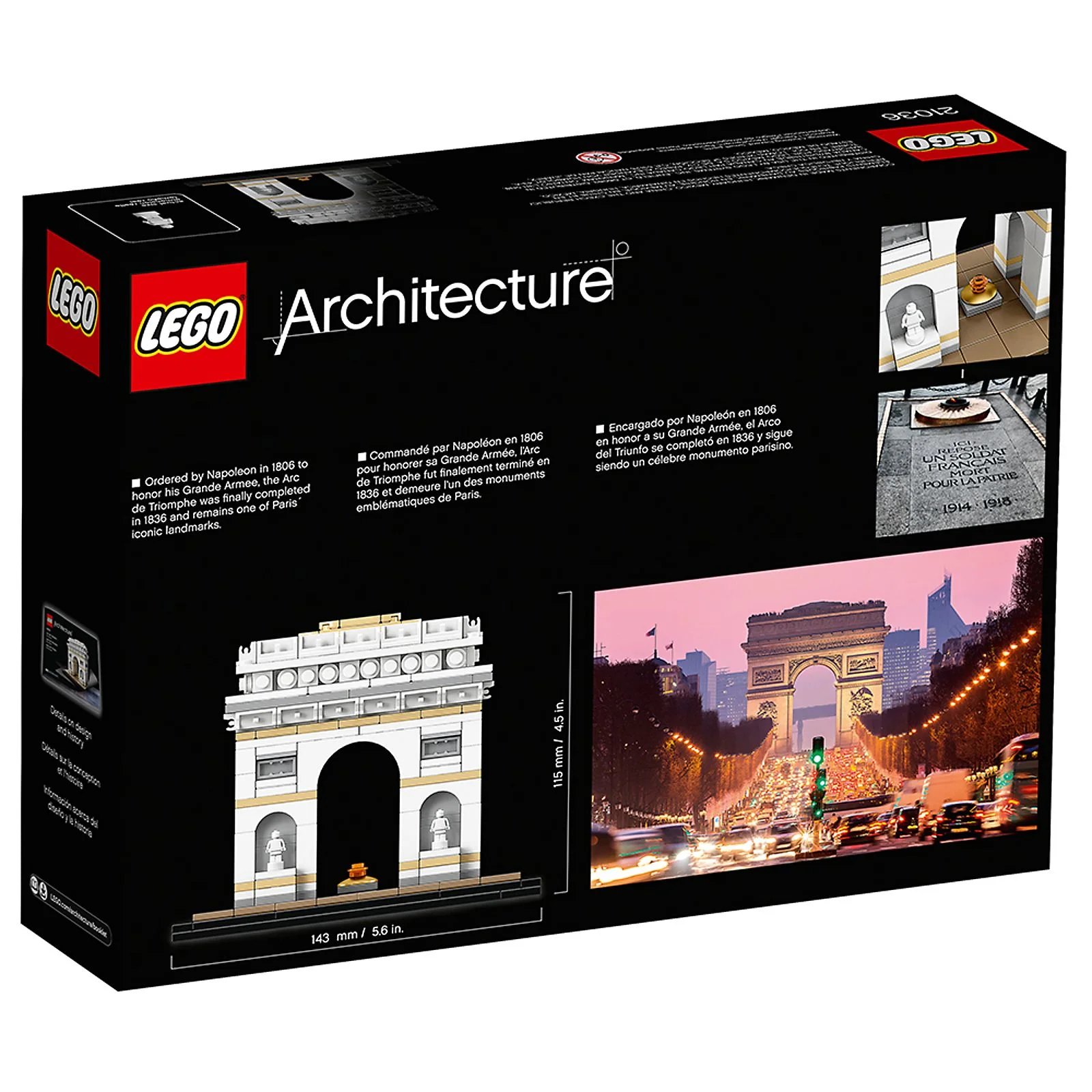 LEGO® 21036 Zestaw Łuk Triumfalny Paryż - zdjęcie 8