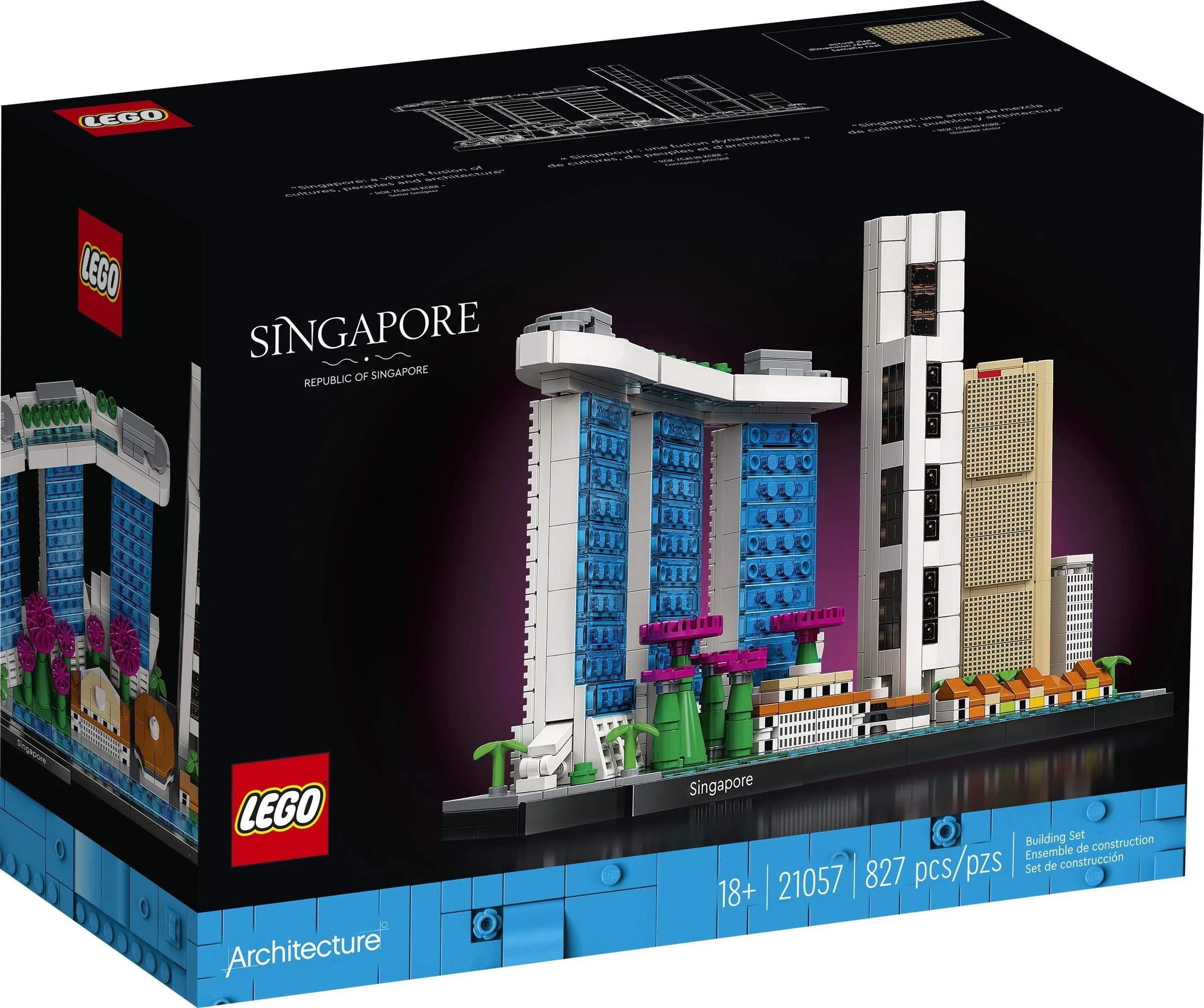LEGO® 21057 Architecture Singapur - zdjęcie 2