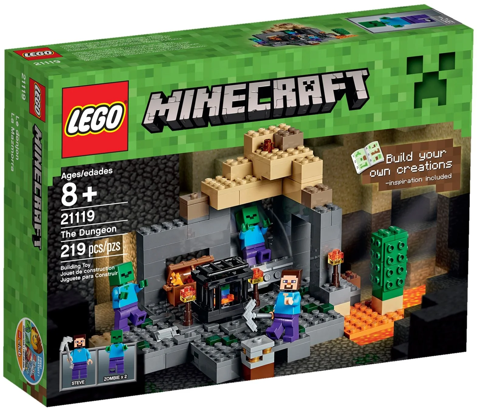 LEGO® 21119 Loch Steve Zombie Spawner Czerwony Kamień - zdjęcie 4