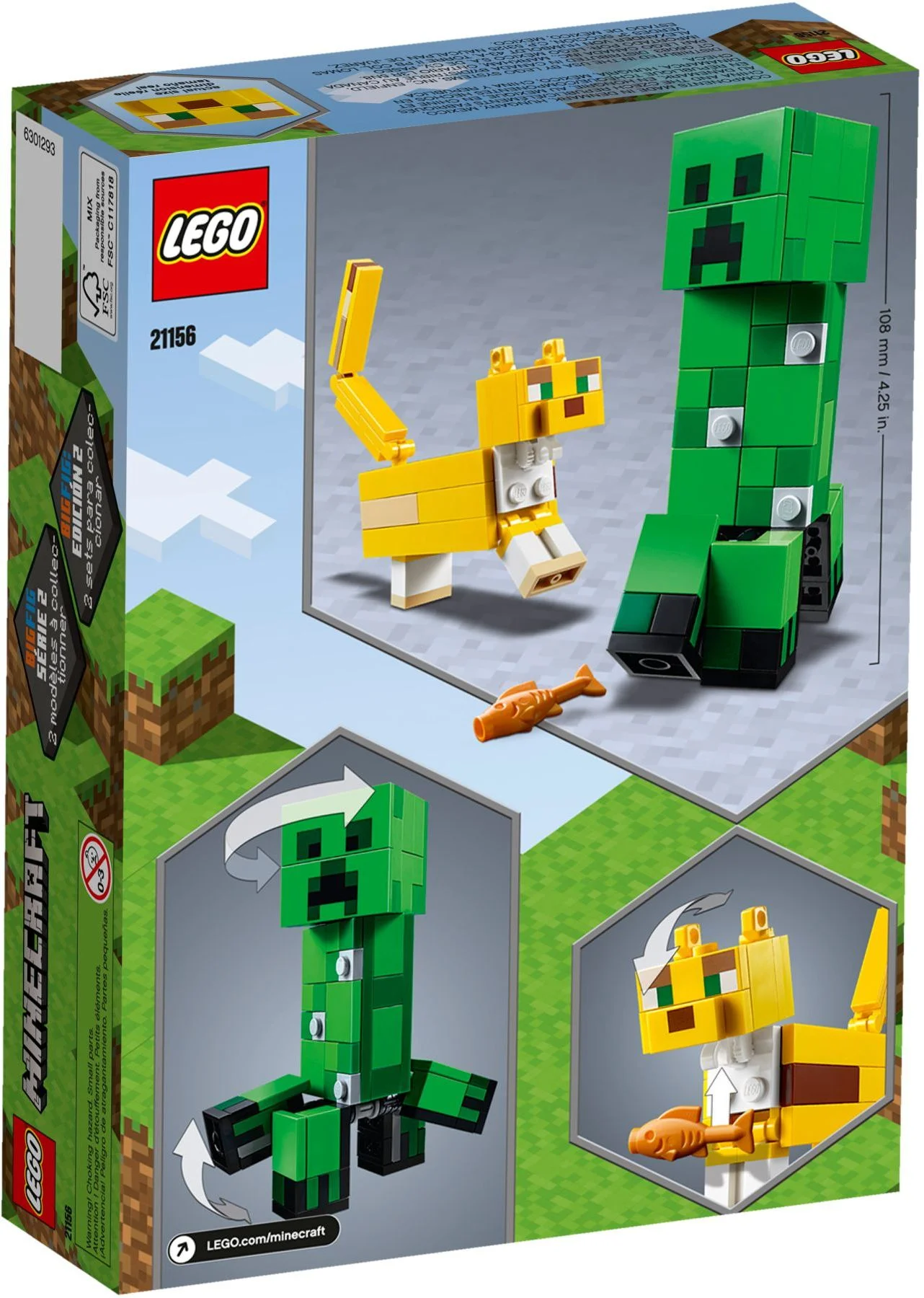 LEGO® 21156 Minecraft BigFig — Creeper i ocelot - zdjęcie 5