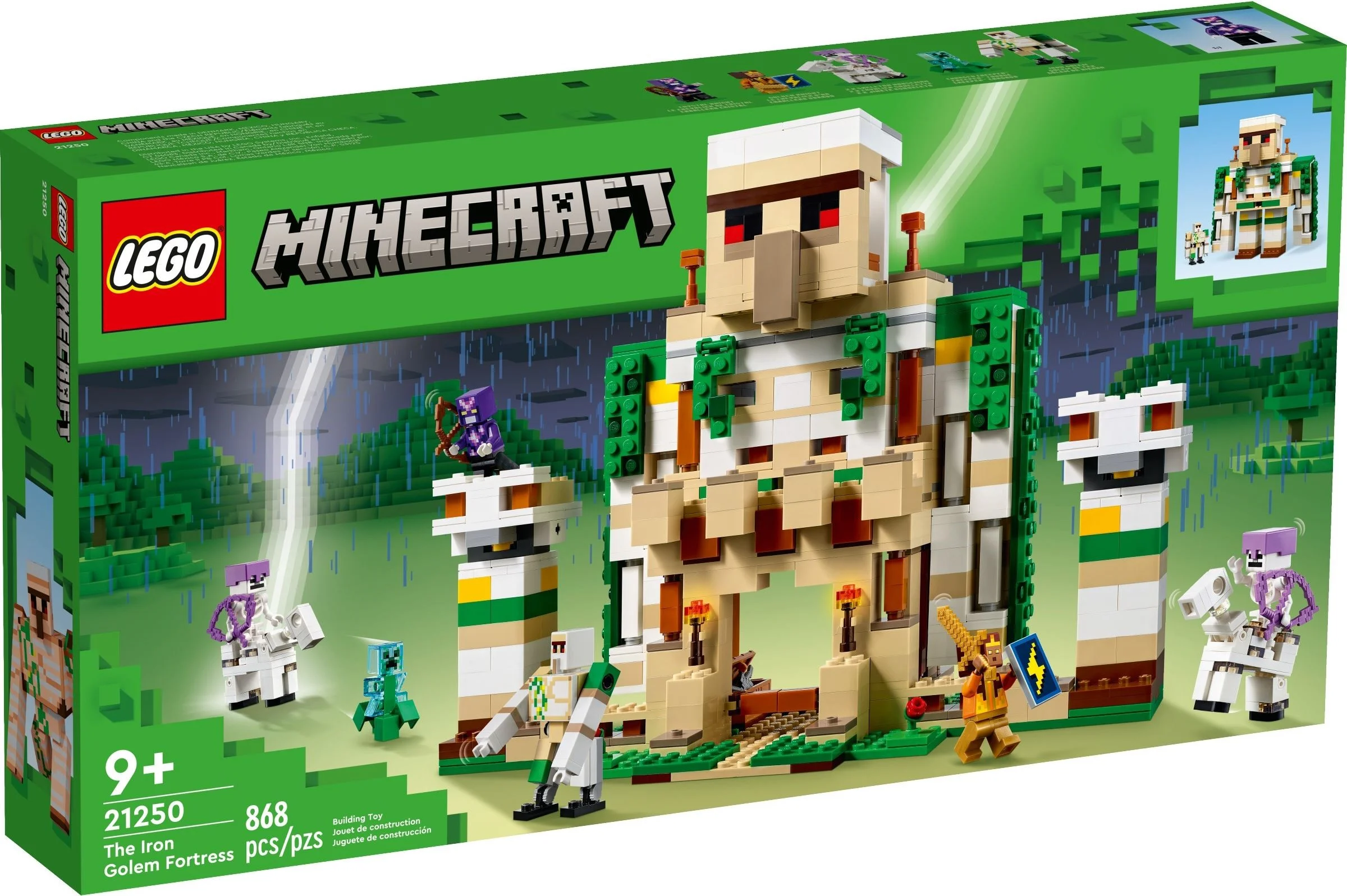 LEGO® 21250 LEGO Minecraft Forteca żelaznego golema - zdjęcie 2