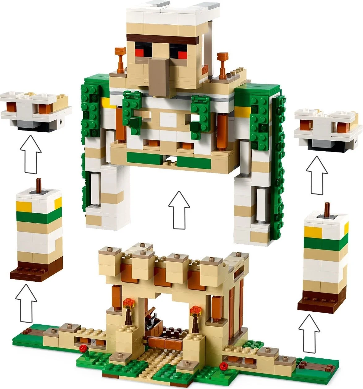LEGO® 21250 LEGO Minecraft Forteca żelaznego golema - zdjęcie 4