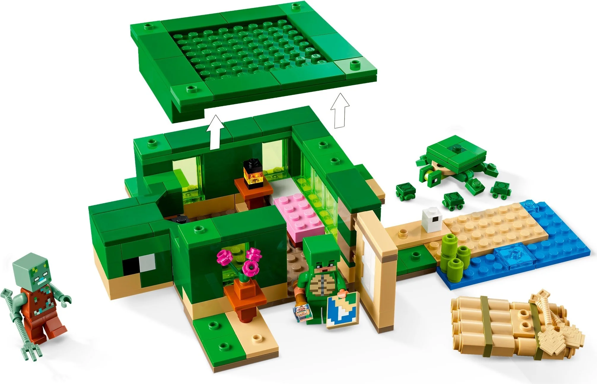 LEGO® 21254 Domek na plaży żółwi - zdjęcie 3