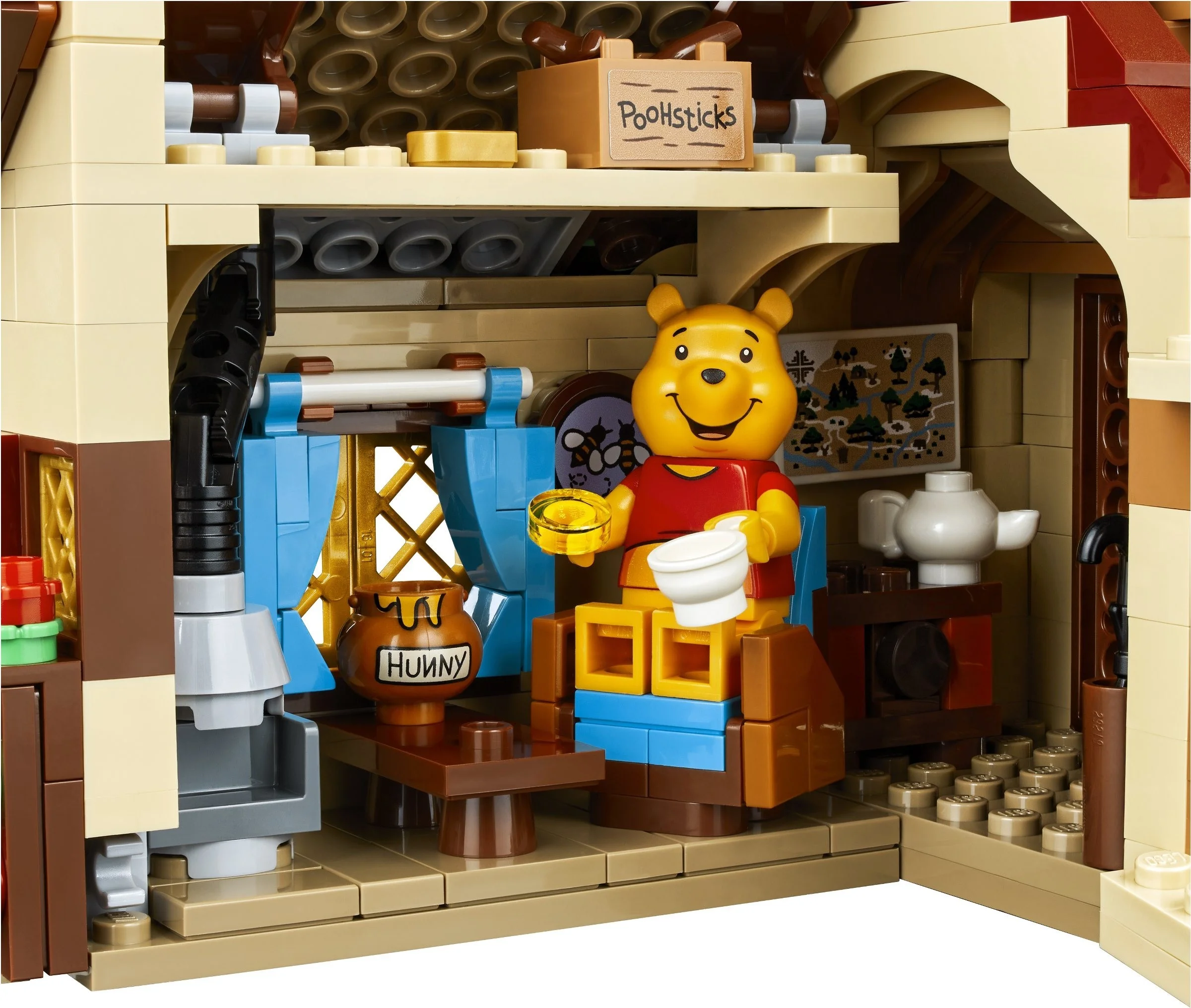 LEGO® 21326 Lego Ideas Kubuś Puchatek – Domek w Stumilowym Lesie - zdjęcie 13
