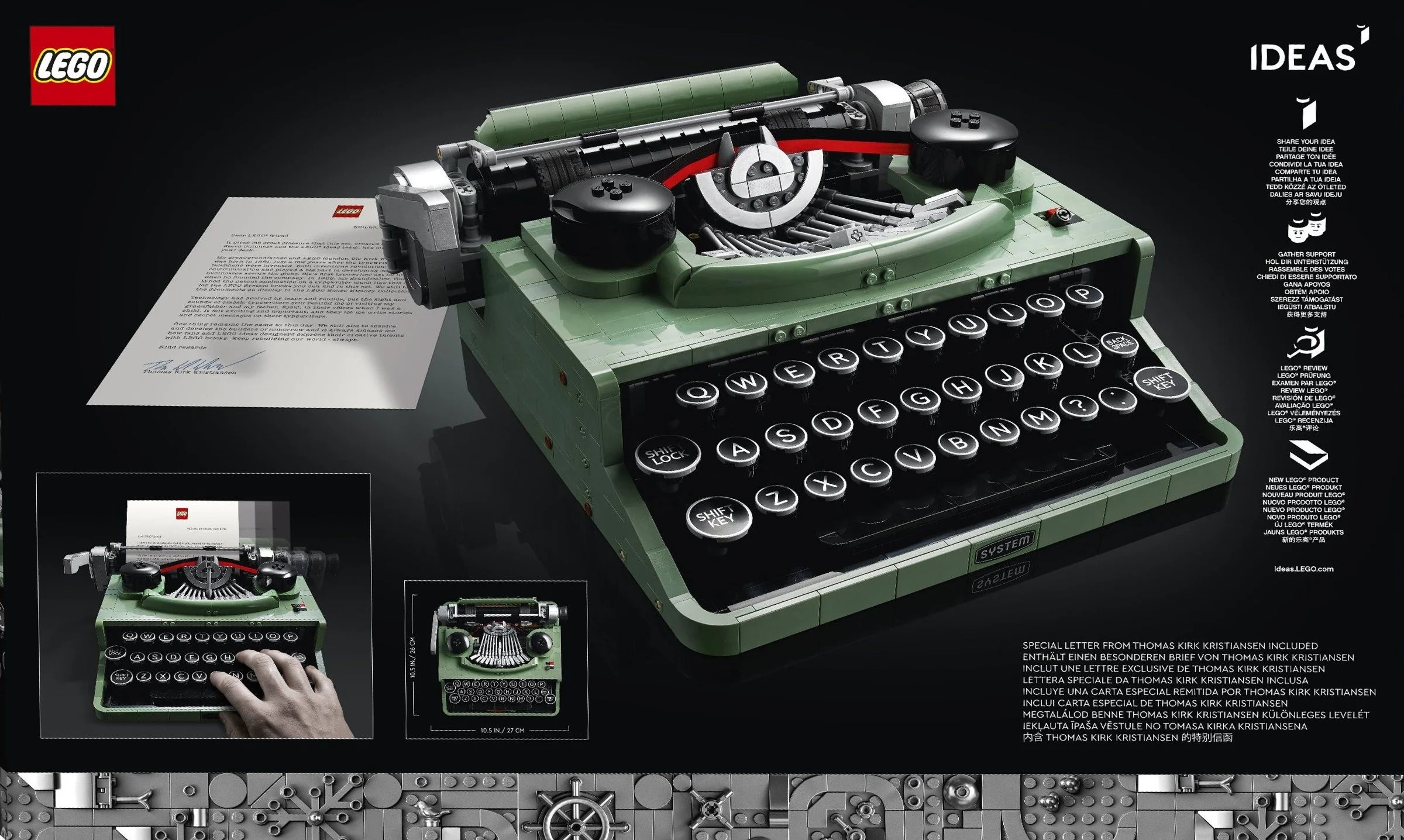LEGO® 21327 Lego Ideas Maszyna do pisania Outlet - zdjęcie 17