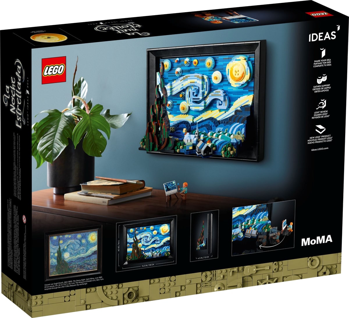 LEGO® 21333 „Gwiaździsta noc" Vincenta van Gogha - zdjęcie 22