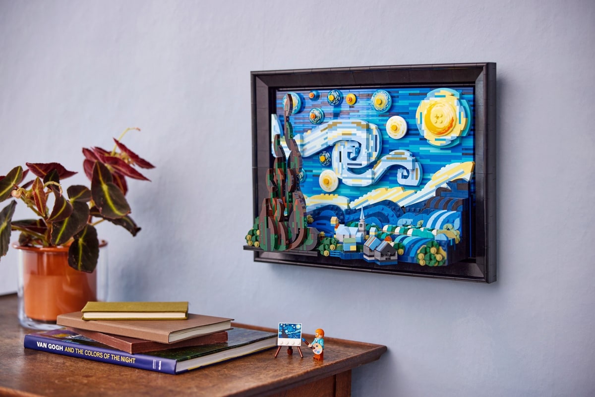 LEGO® 21333 „Gwiaździsta noc" Vincenta van Gogha - zdjęcie 8