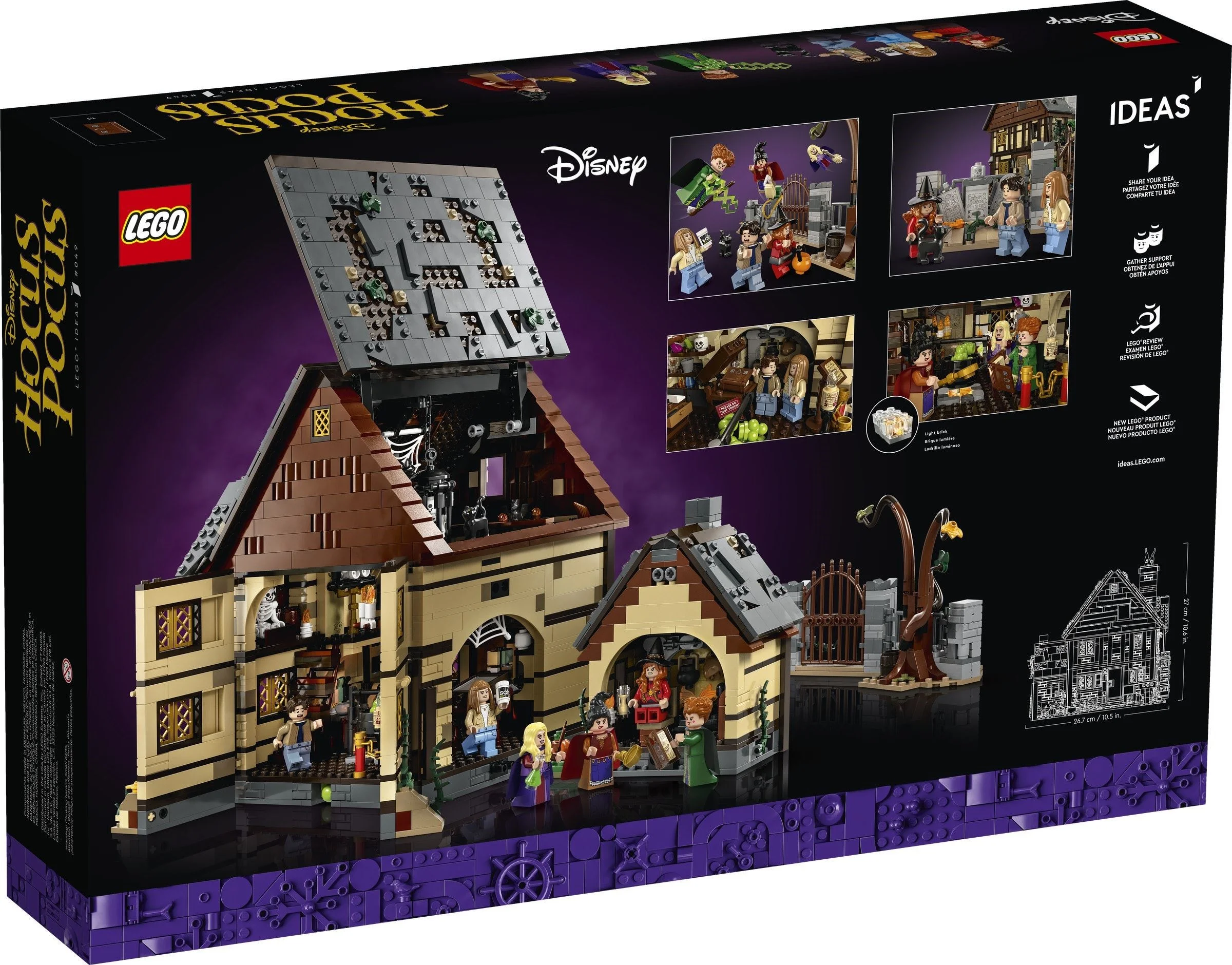 LEGO® 21341 Ideas Disney Hokus Pokus: Chata Sióstr Sanderson - zdjęcie 21