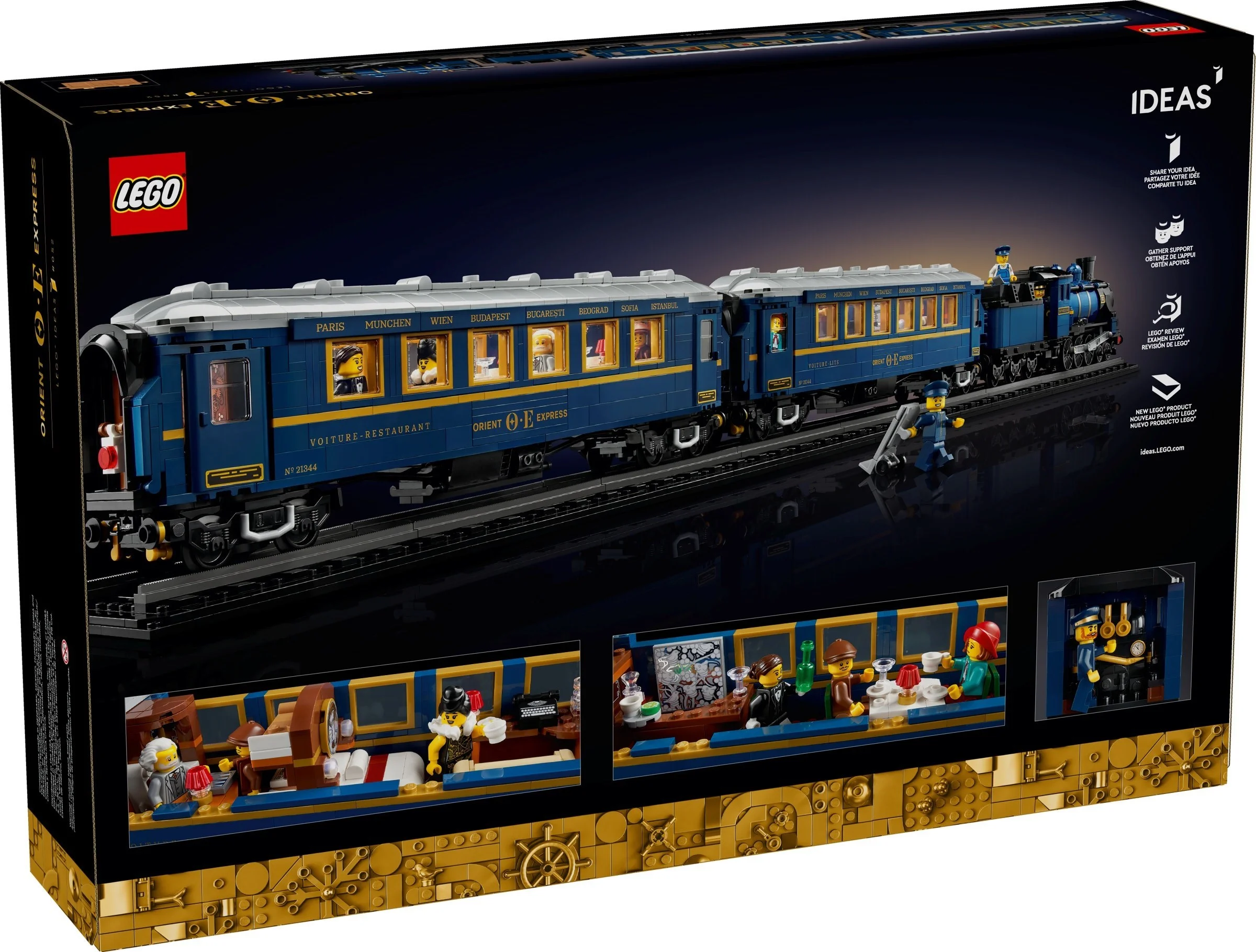 LEGO® 21344 Ideas Pociąg Orient Express - zdjęcie 6